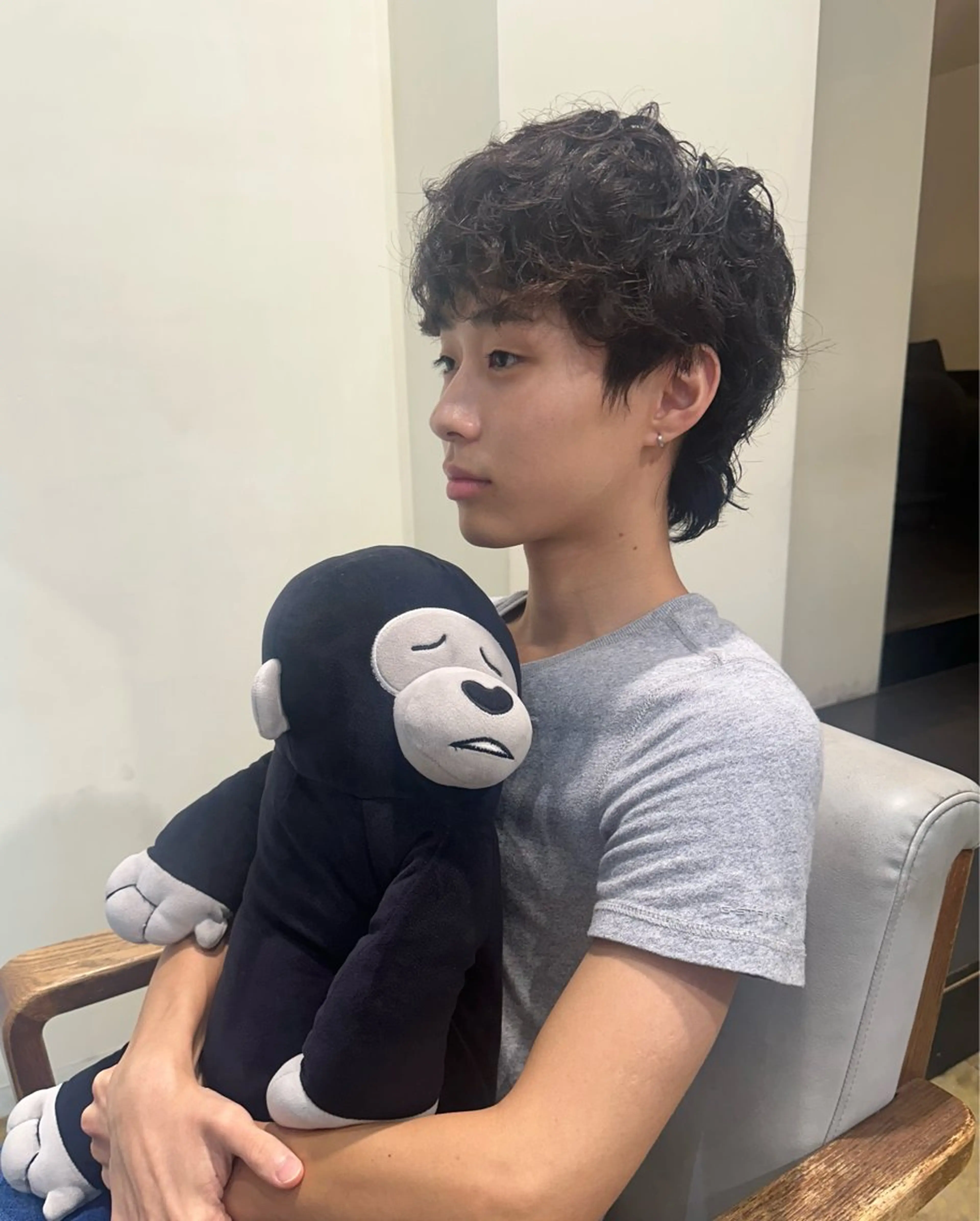 パーマ メンズ メンズパーマ パーマ 大須/パーマモデル 木場 健斗🌳のヘアスタイル