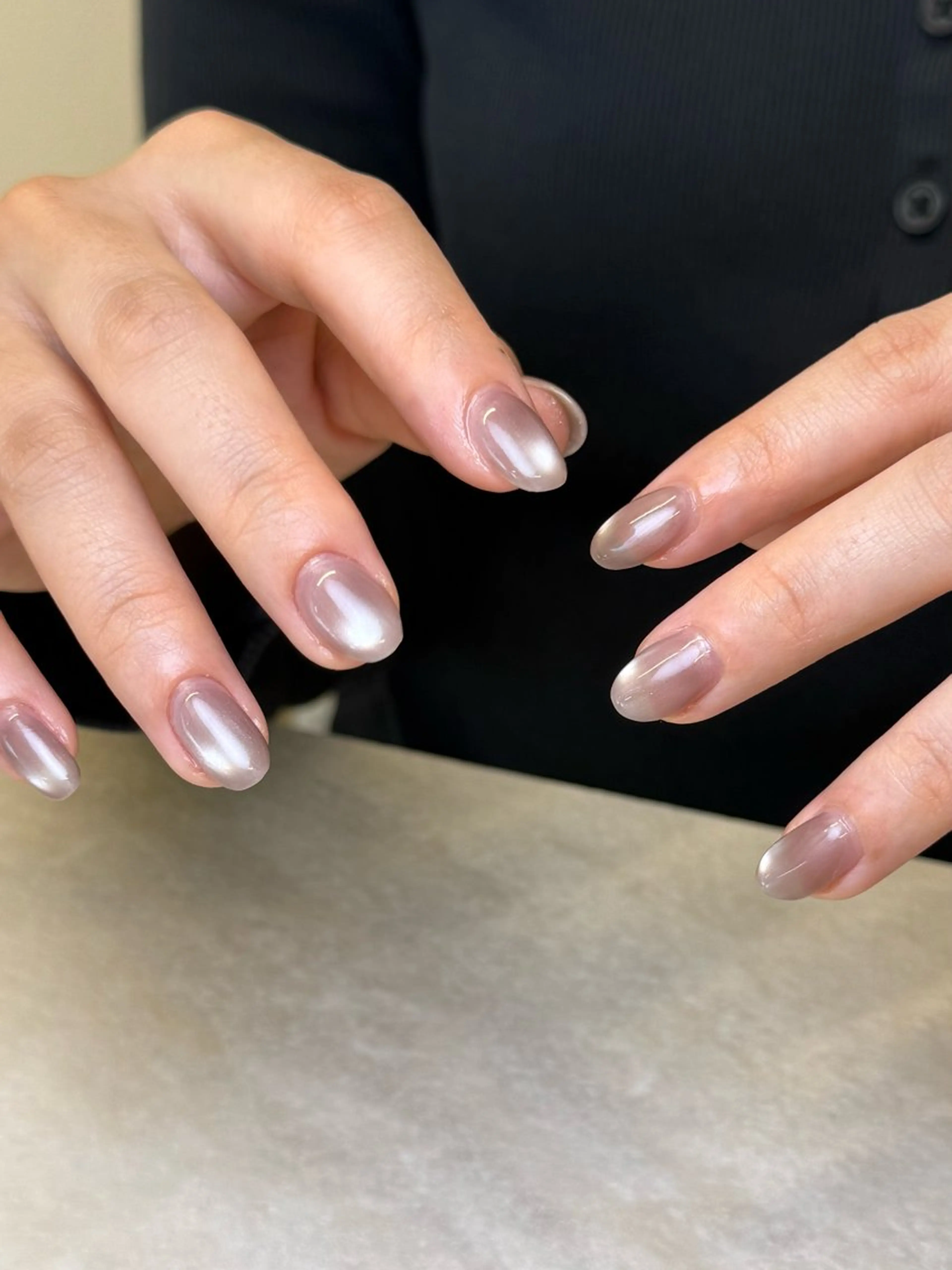 ネイル ジェルネイル マグネットネイル ニュアンスネイル パラジェル ハンドネイル ネイルサロンhotori所属・ネイルサロン hotoriのネイルデザイン