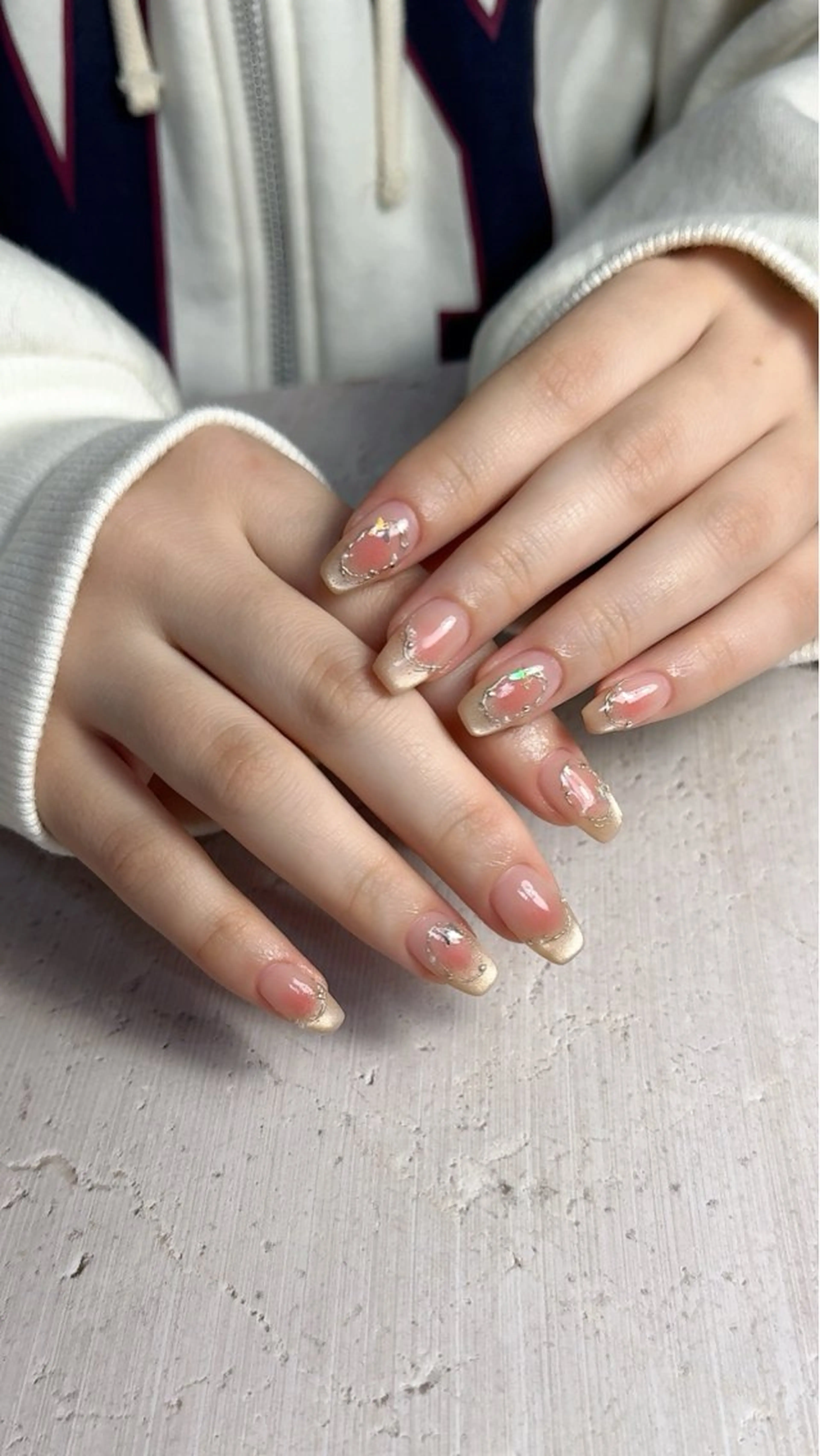 ネイル チークネイル 成人式 ハンドネイル Monica nails/福島のネイルデザイン