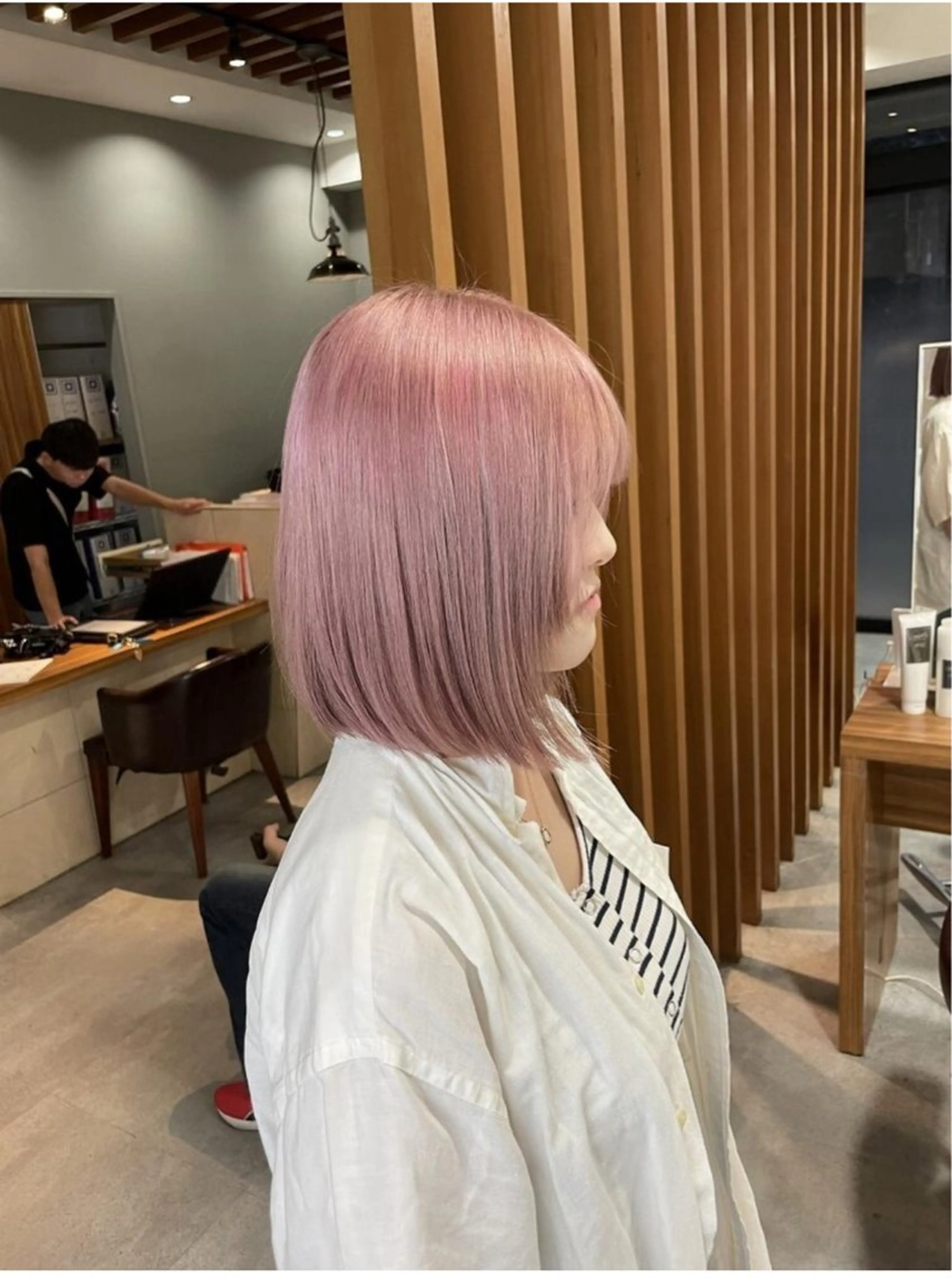 カラー ダブルカラー ピンクカラー ブリーチカラー 🦋RANA🦋のヘアスタイル