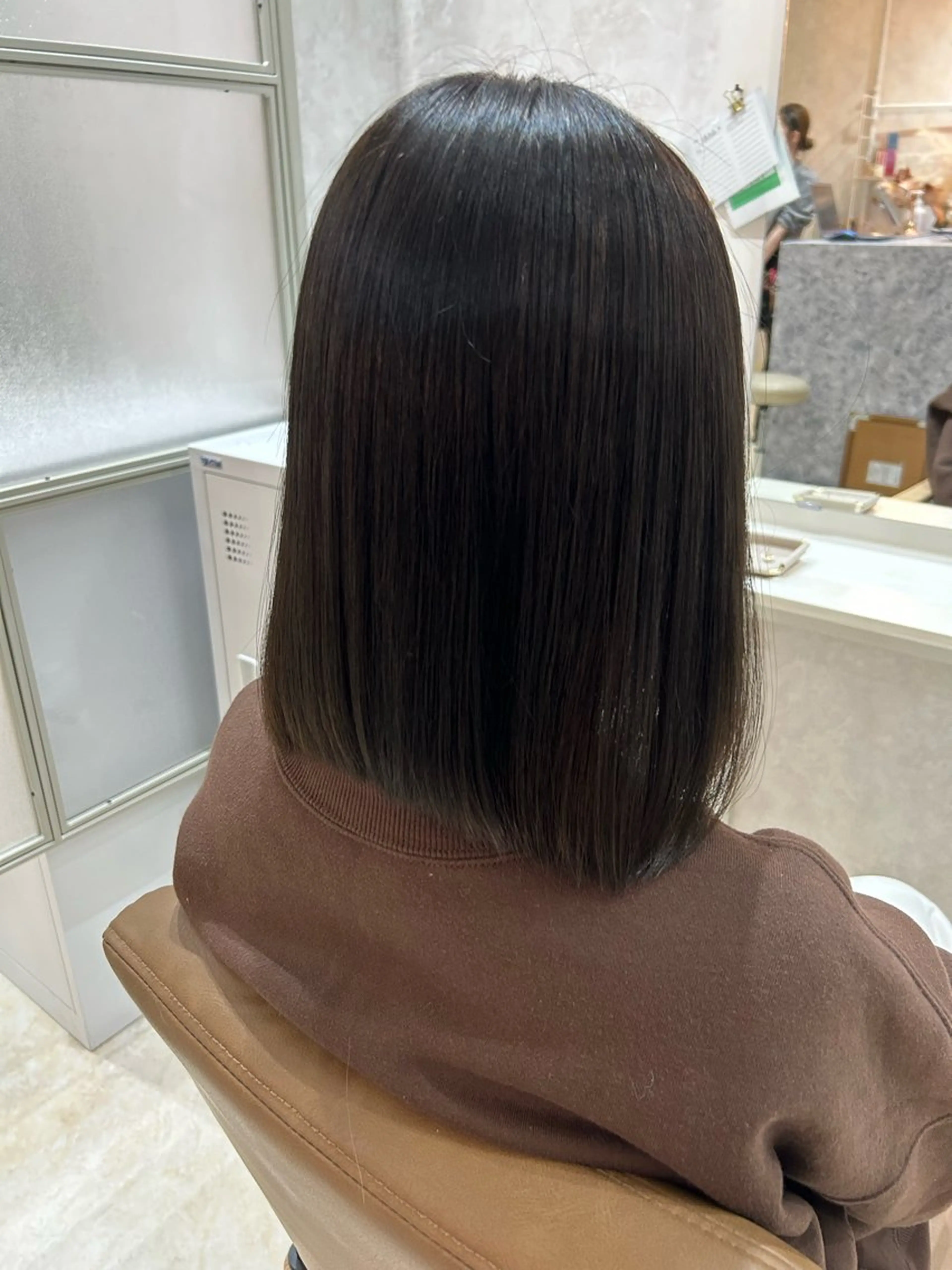 ミディアム カラー ヘアカラー トリートメント ヘアセット 💙まこと💙艶 カラー(Rico)のヘアスタイル