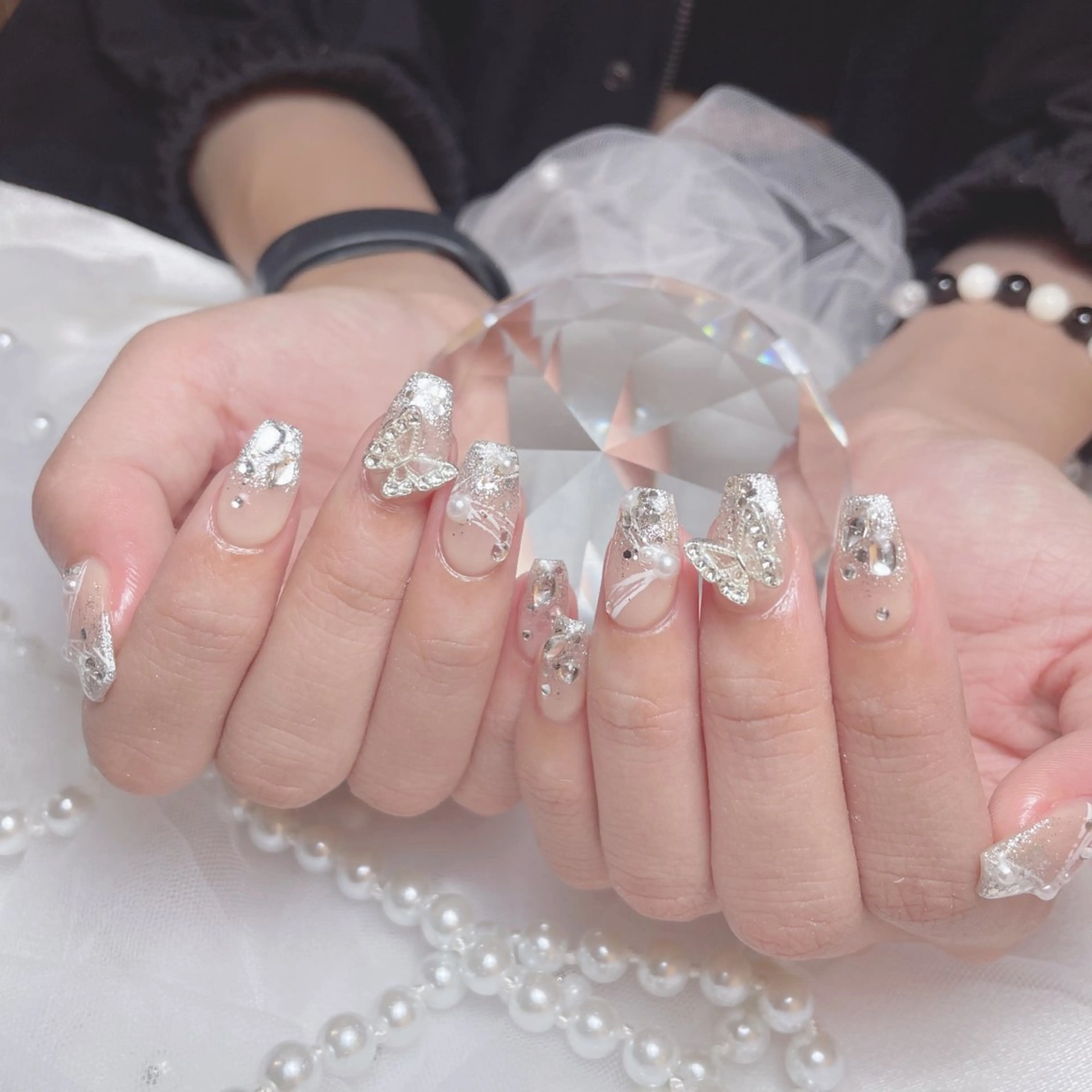 ネイル フットネイル フレンチネイル ジェルネイル ガーリー グラデーション ハンドネイル D.d Nail Moeのネイルデザイン