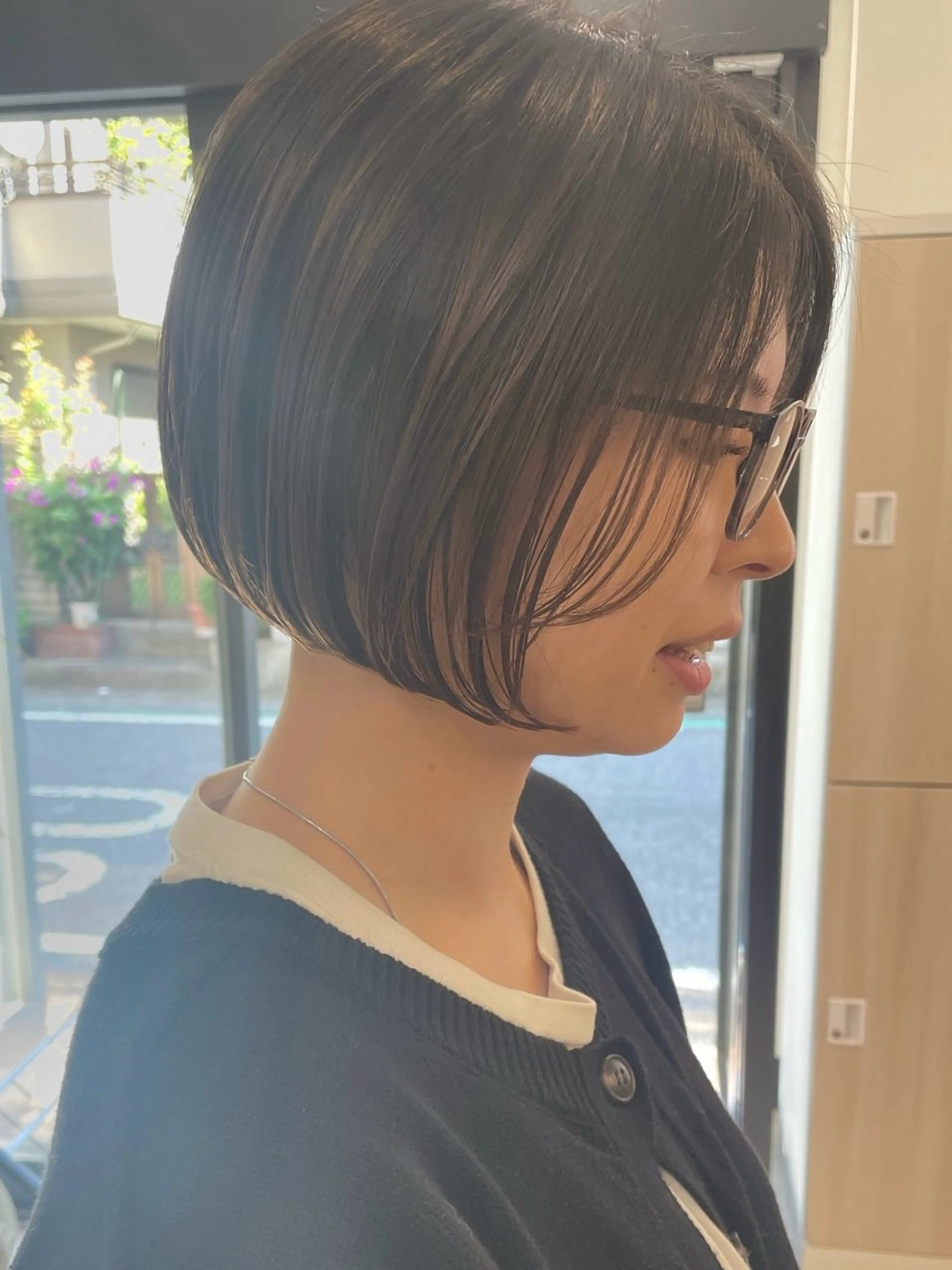 ショート 切りっぱなしボブ ボブ カット ヘアカラー 【ボブ/個室サロン】 癒し空間mimuraのヘアスタイル