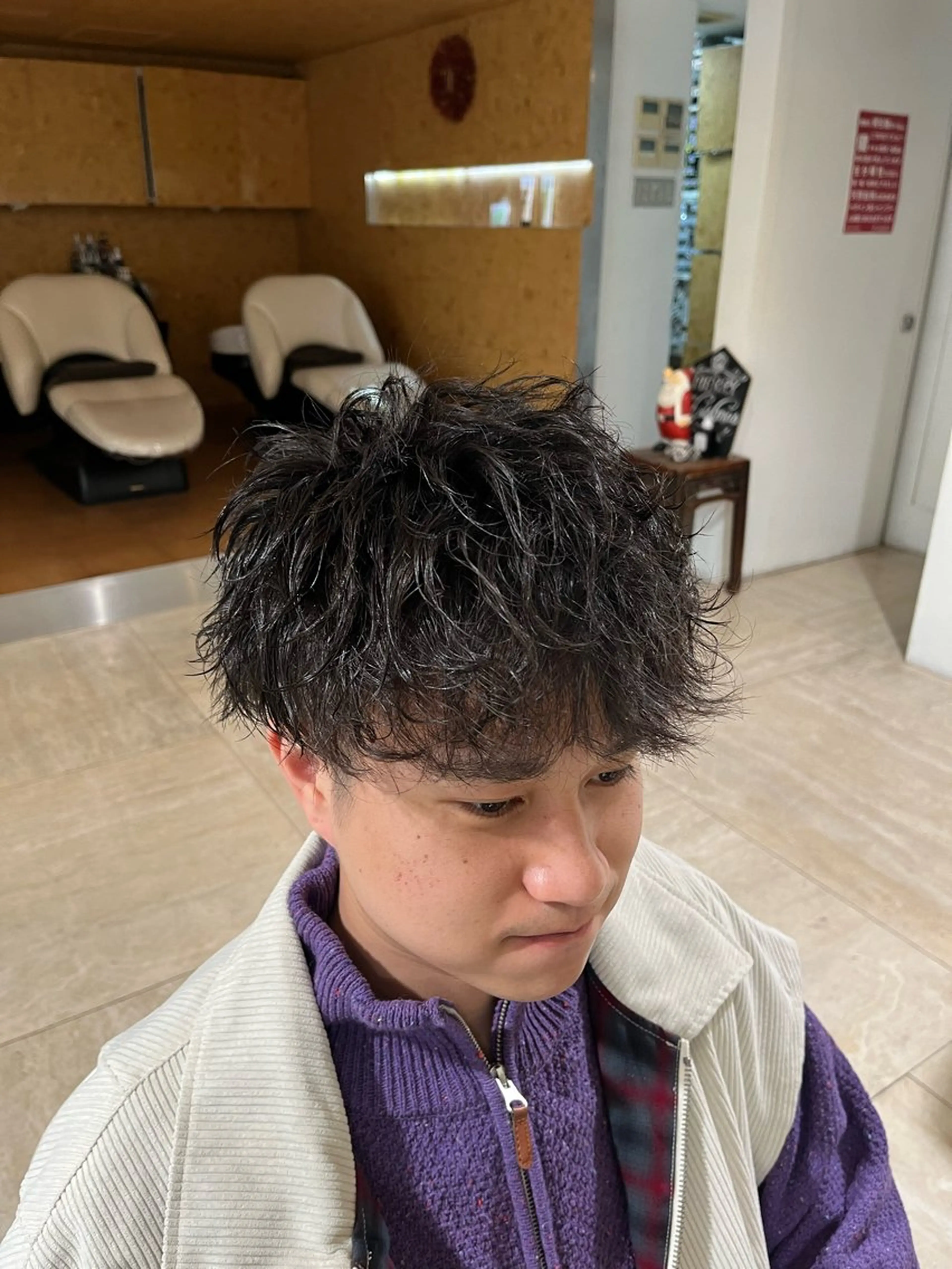 メンズ カット パーマ オブヘア　ウエスト店所属・鈴木夏季 お悩み相談/自由が丘のヘアスタイル