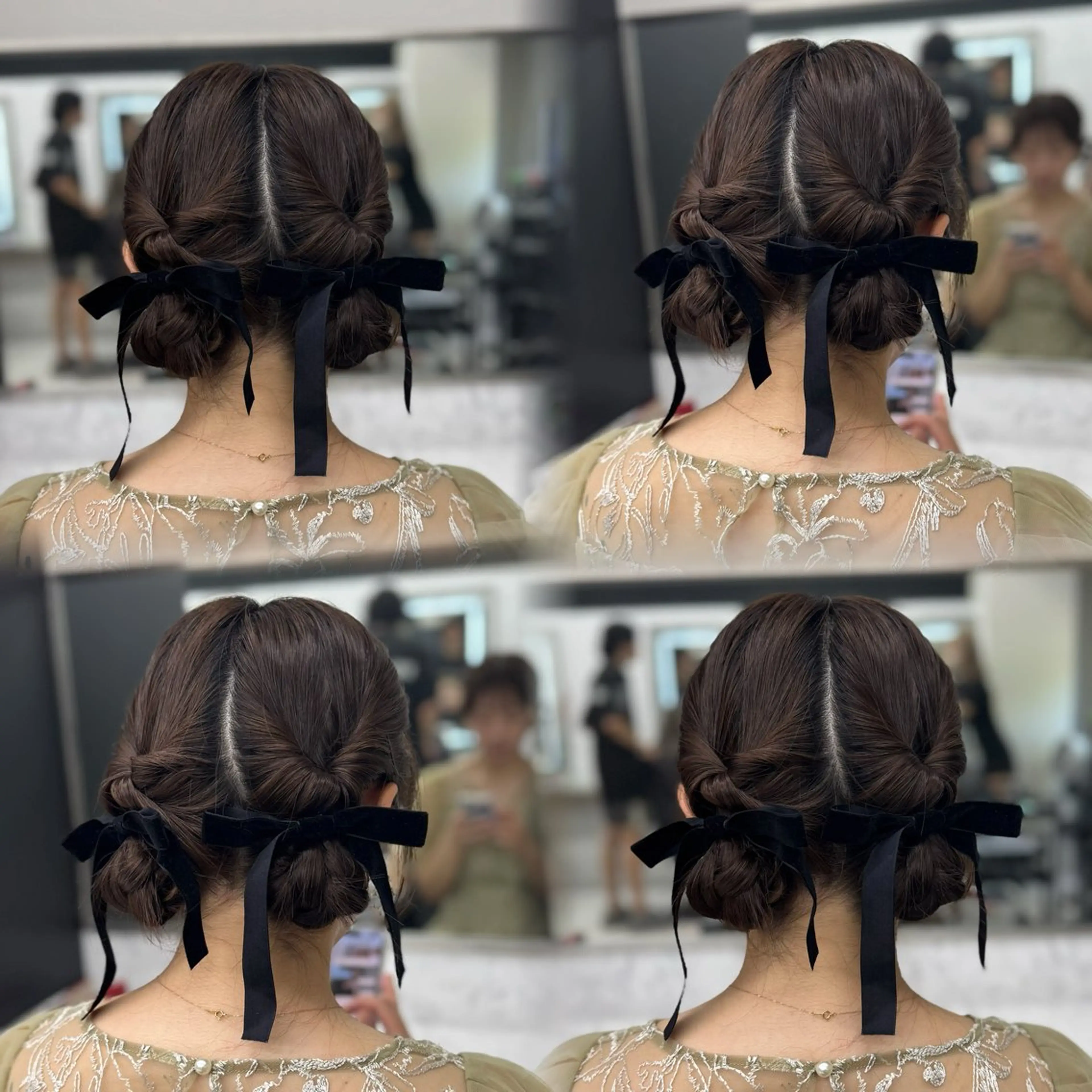 ロング ヘアアレンジ ヨシンモリ 韓国風ヘア ヘアセット JPCY MIRIYAのヘアスタイル