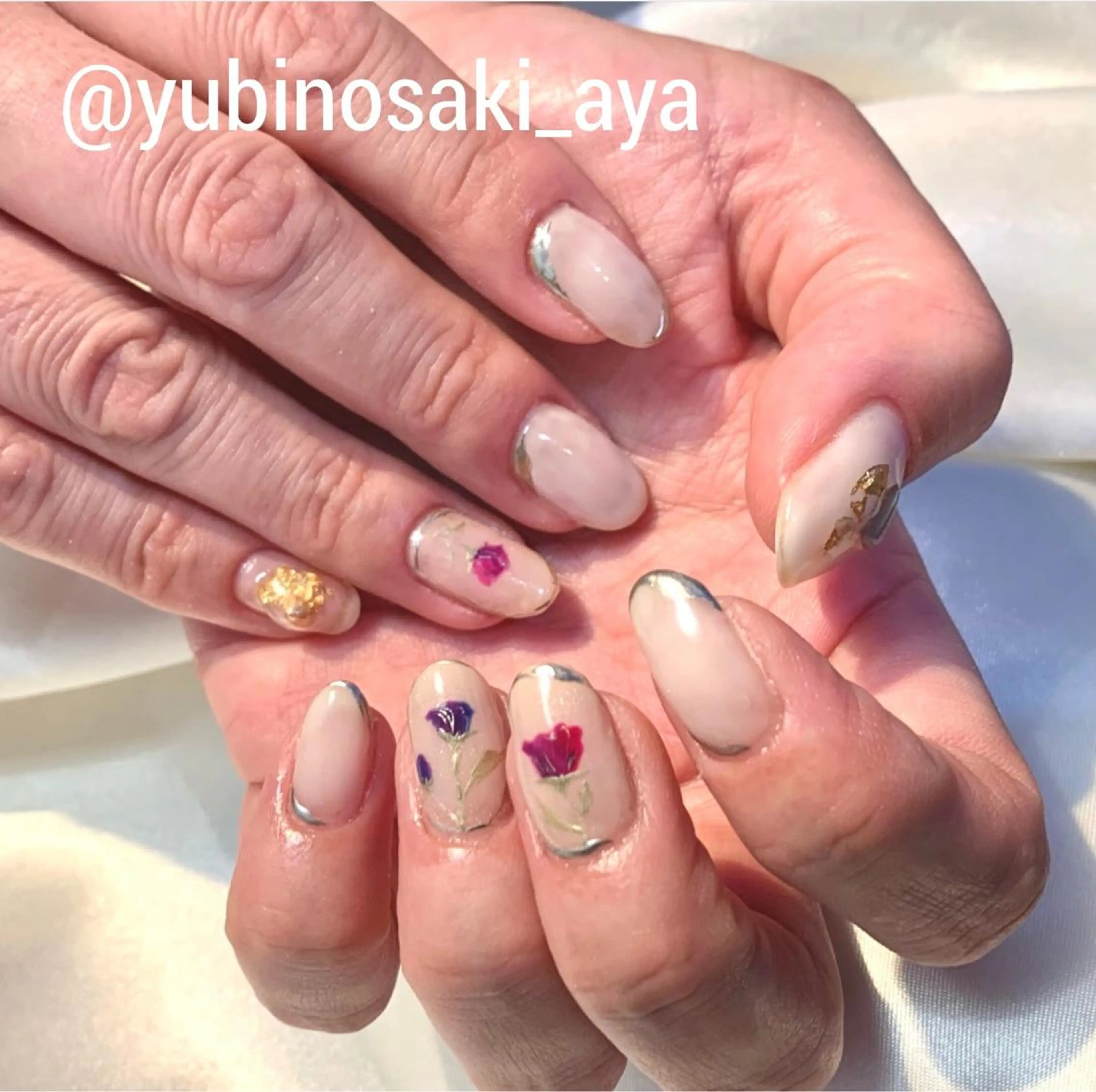 ネイル ゆびノさき茨木店 ニュアンス/アートのネイルデザイン