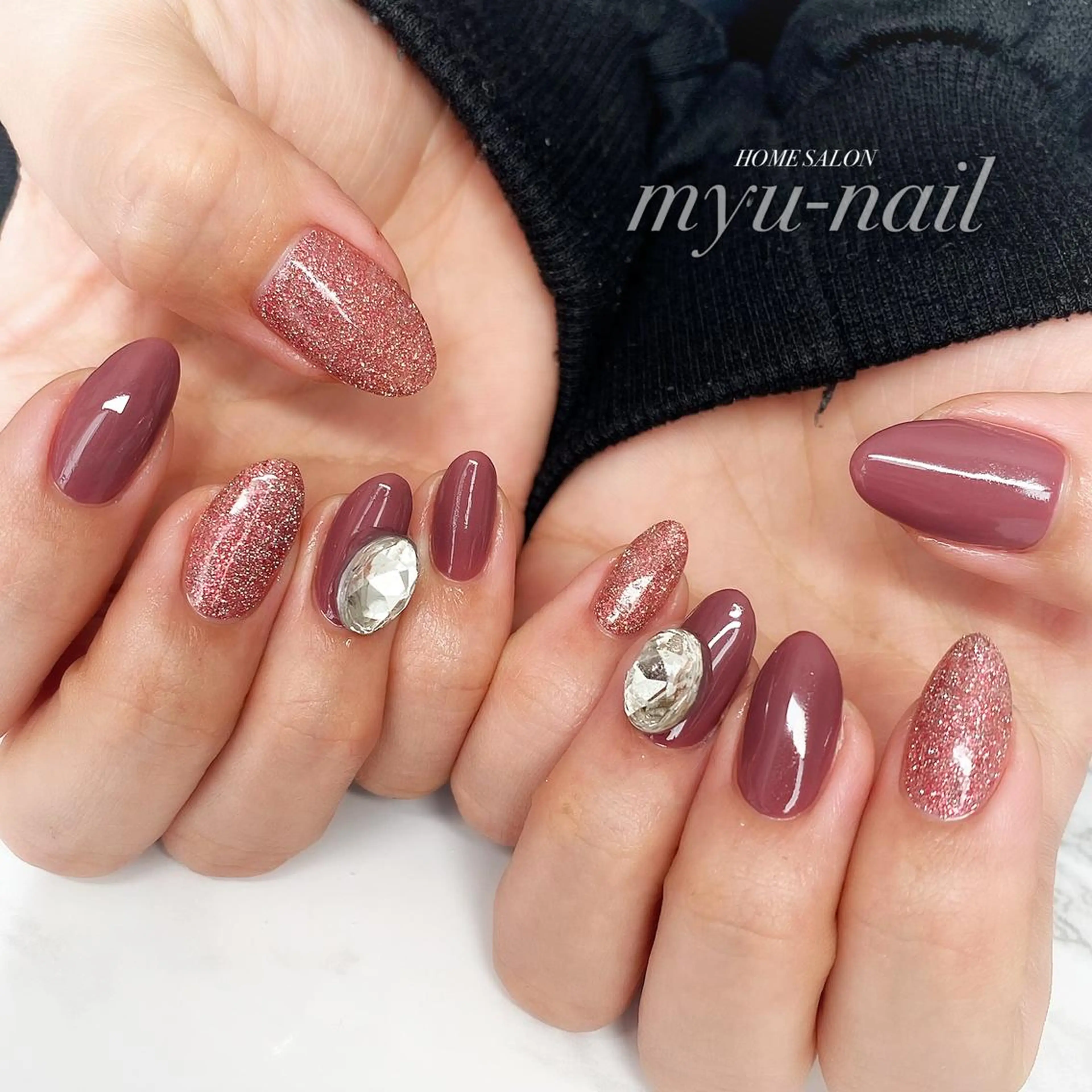 ネイル ハンドネイル ホームサロン myu-nailのネイルデザイン