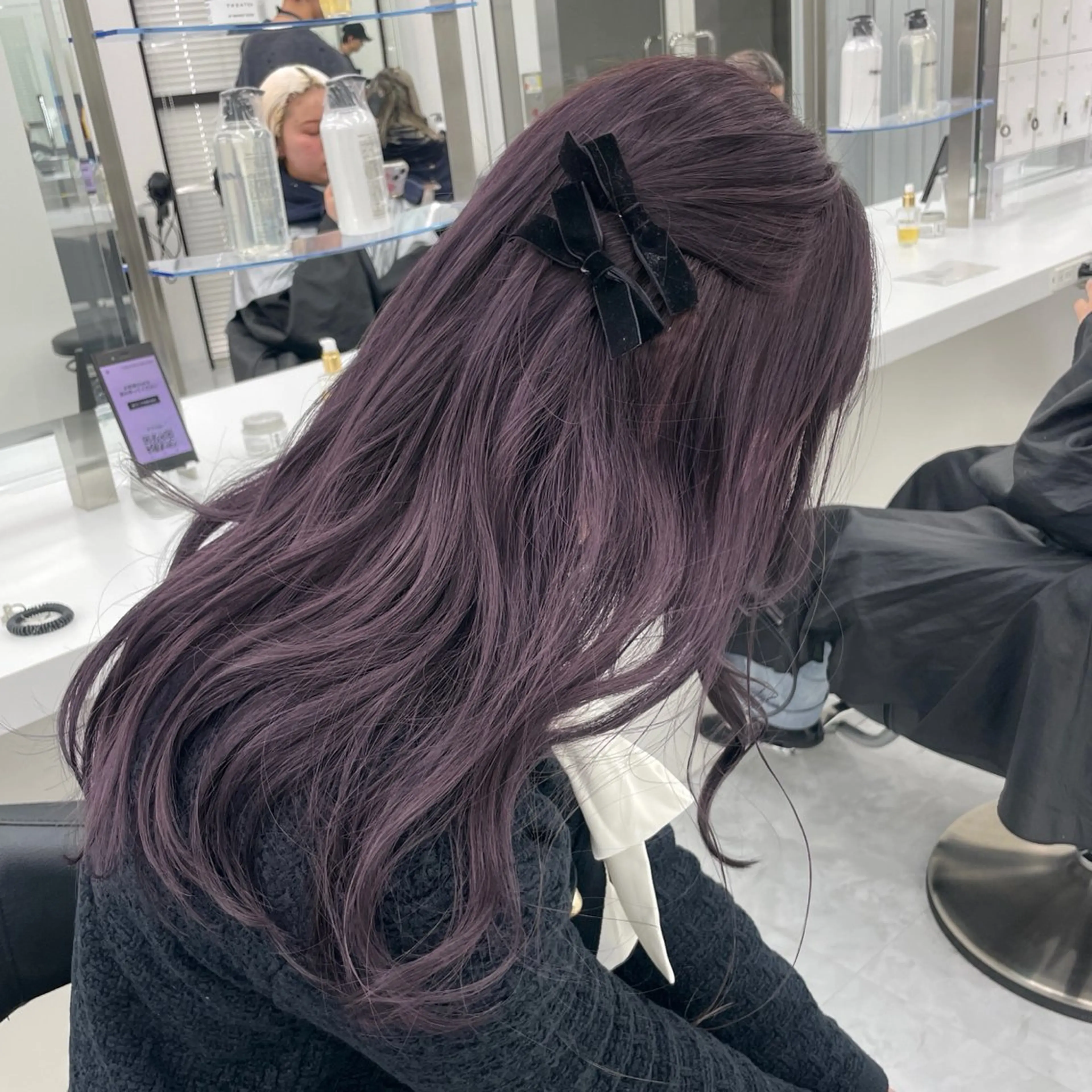 ロング カラー ヘアカラー トリートメント ヘッドスパ ヘアセット ガーリーstyle ❤︎misaki🏹のヘアスタイル