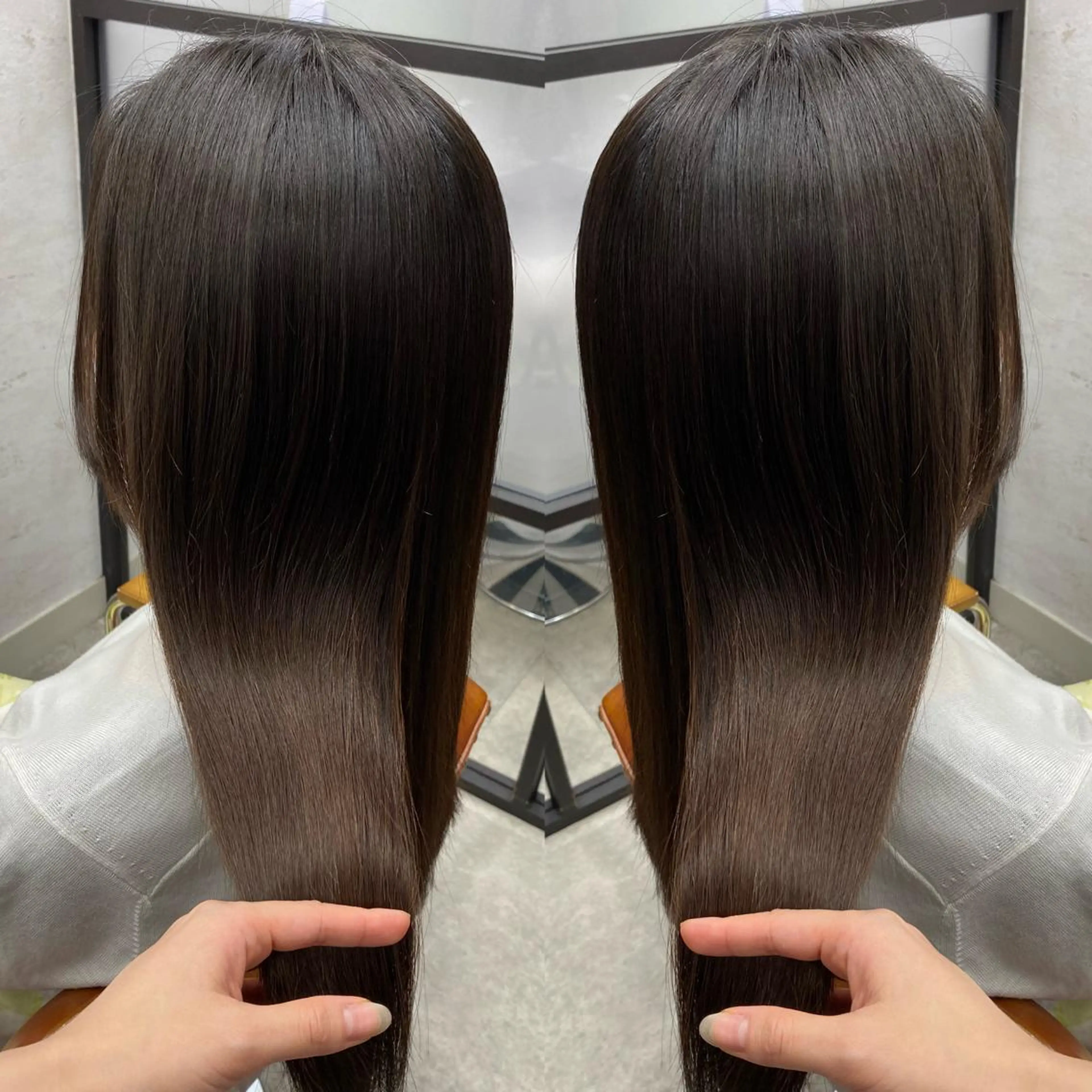 ロング 縮毛矯正 トリートメント 艶カラー吉祥寺🌸 KAZUEのヘアスタイル