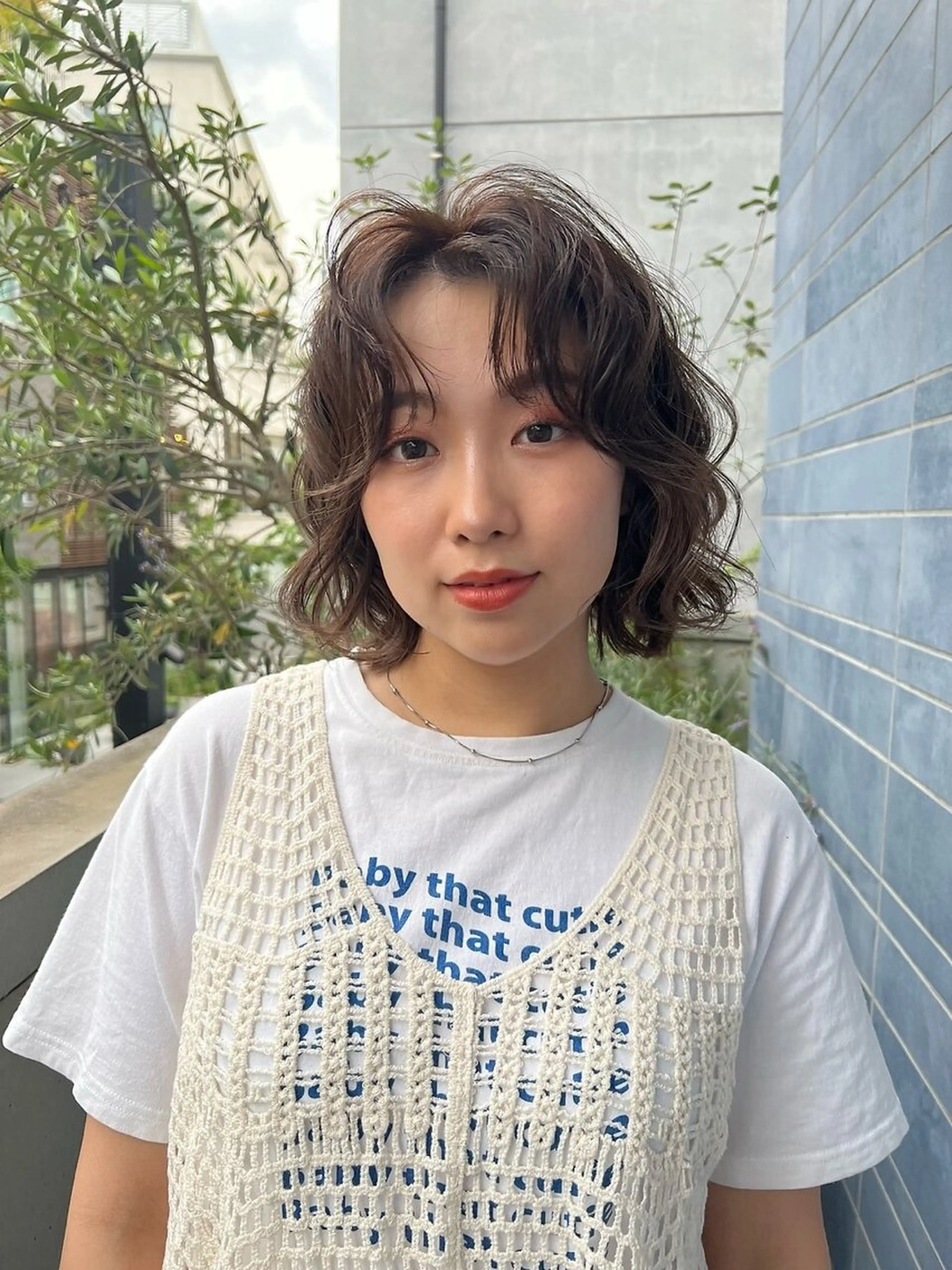 パーマ カット ヘアカラー パーマ トリートメント 顔まわり/艶カラー/ 🤎himari🤎のヘアスタイル