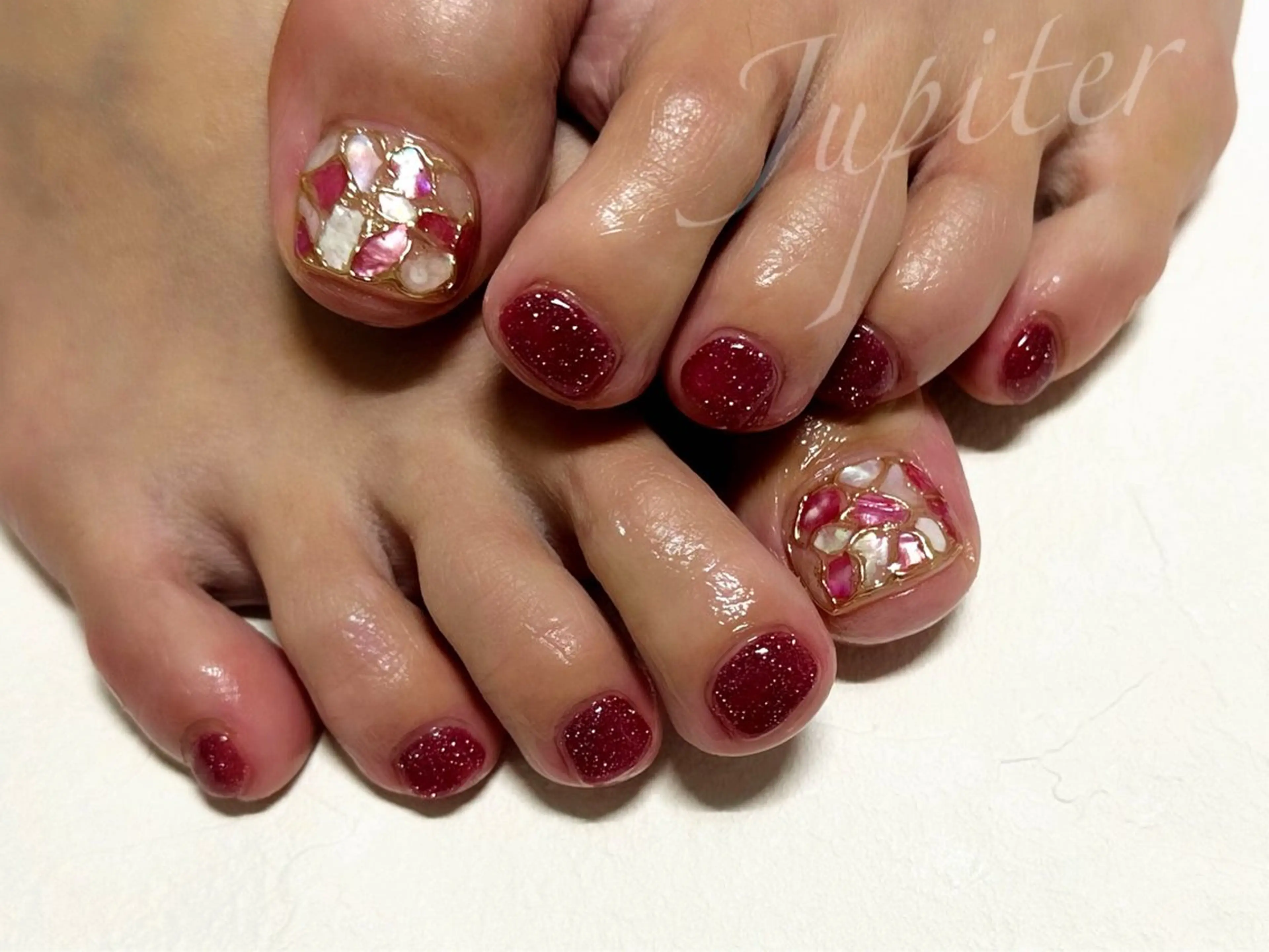 ネイル フットネイル Jupiter所属・Jupiter Toshieのネイルデザイン