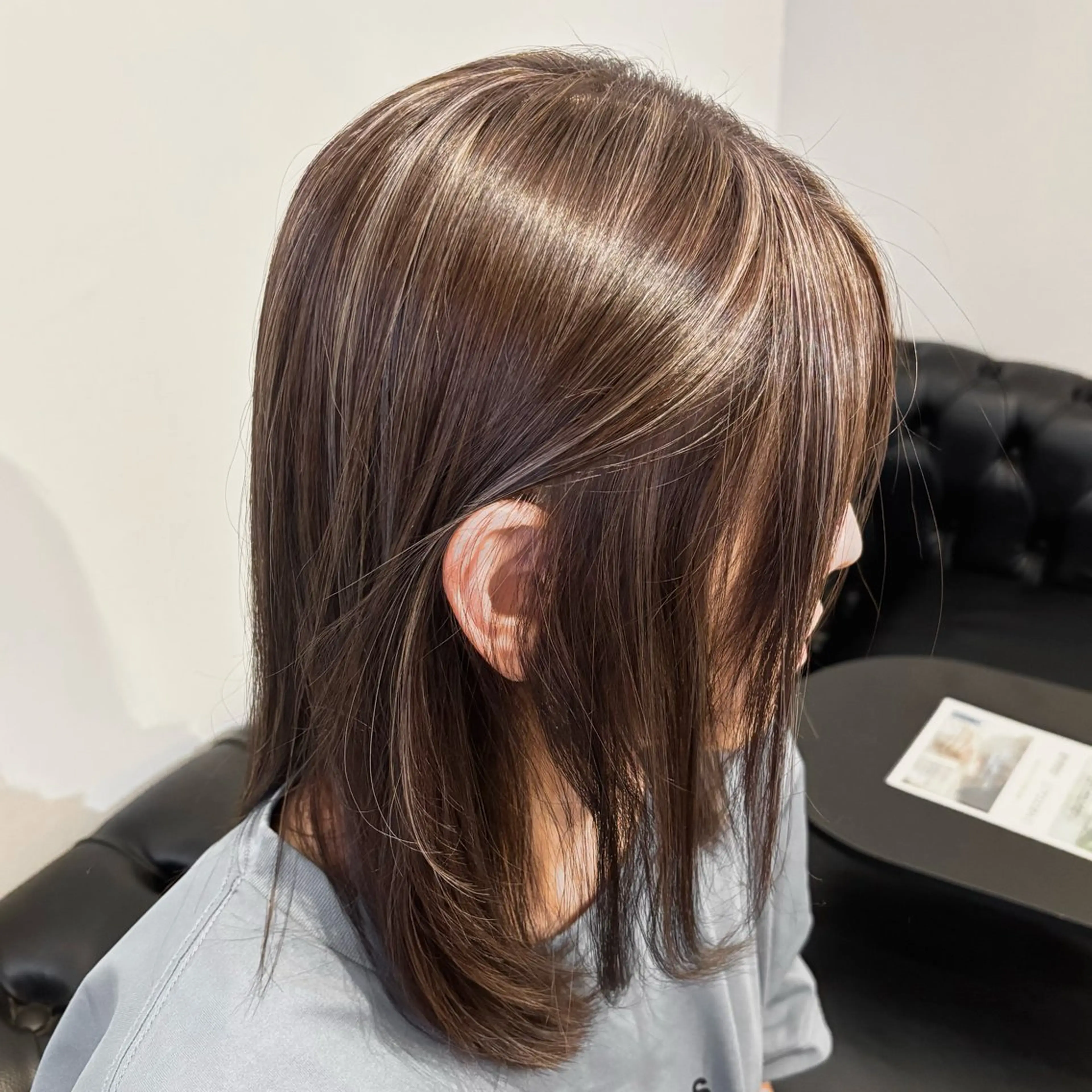 セミロング カラー ハイライトカラー ハイライト miyu/ハイライト 🔆/白髪ぼかしのヘアスタイル