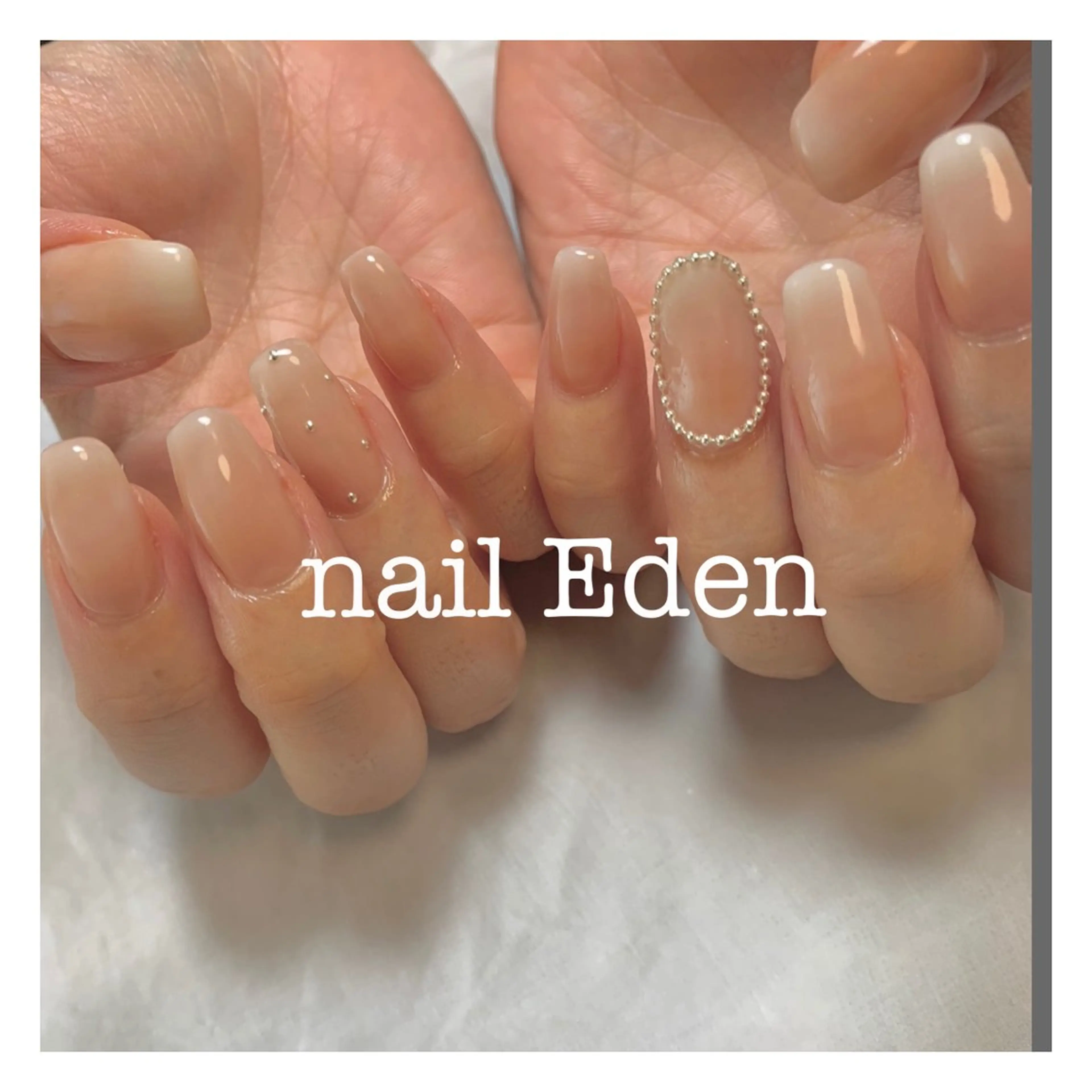 ネイル 持ち込み ハンドネイル ハンドケア Eden　private nail saron所属・Eden ♾️のネイルデザイン