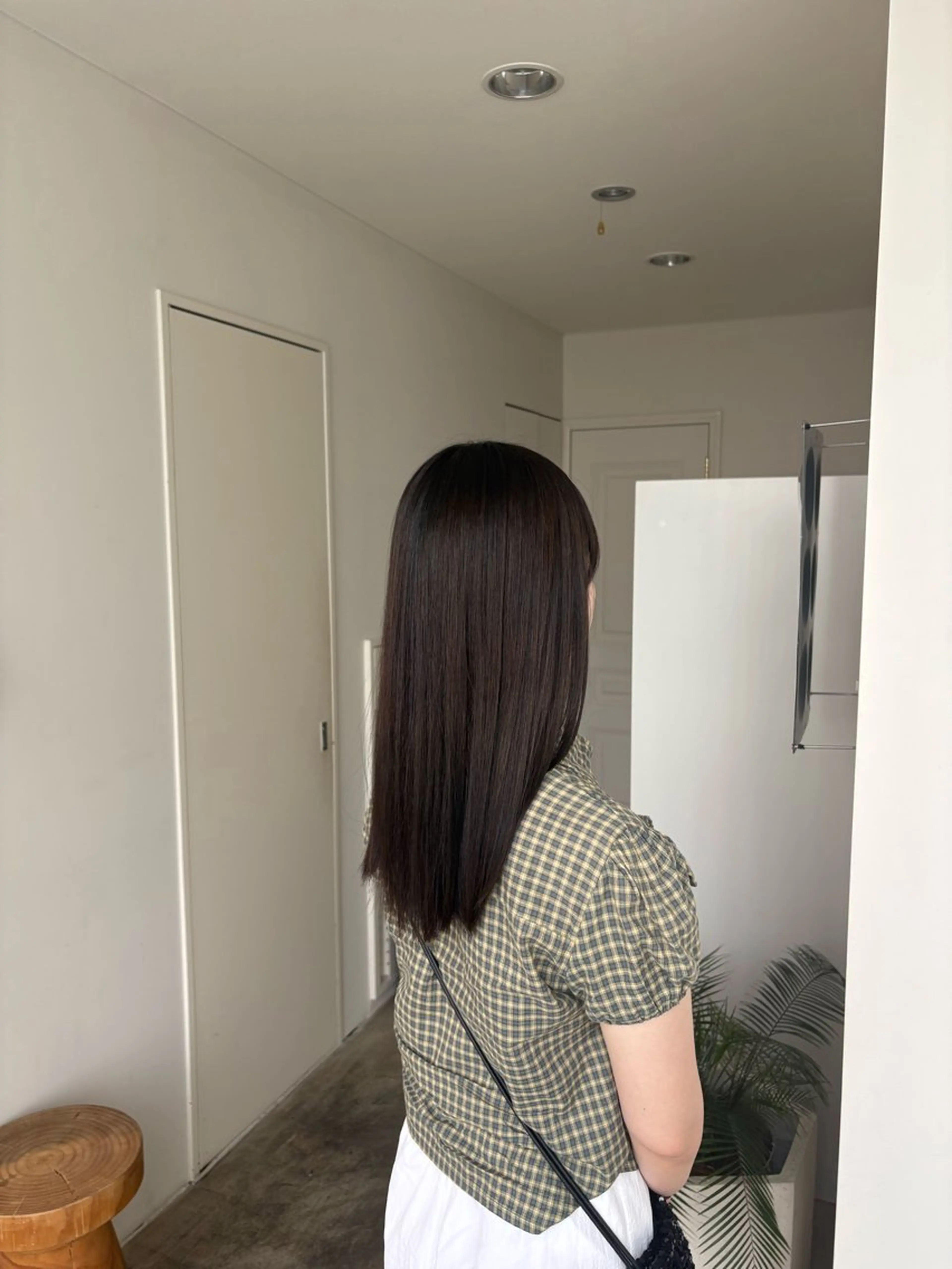 ロング カラー ブラウンカラー カット ヘアカラー トリートメント Jr.スタイリスト ヨシノヒメカのヘアスタイル