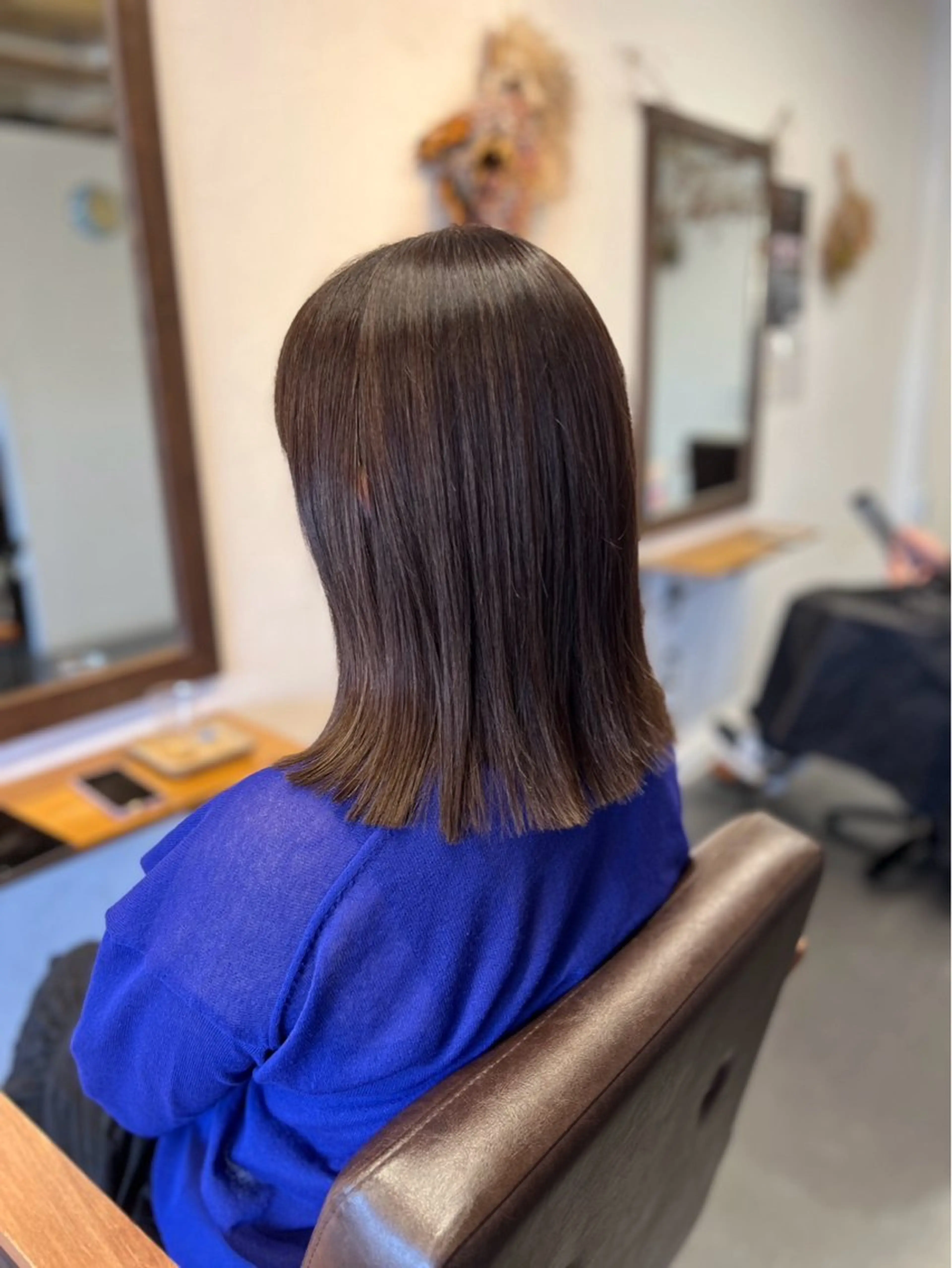 ミディアム カラー sun trip 荒川のヘアスタイル