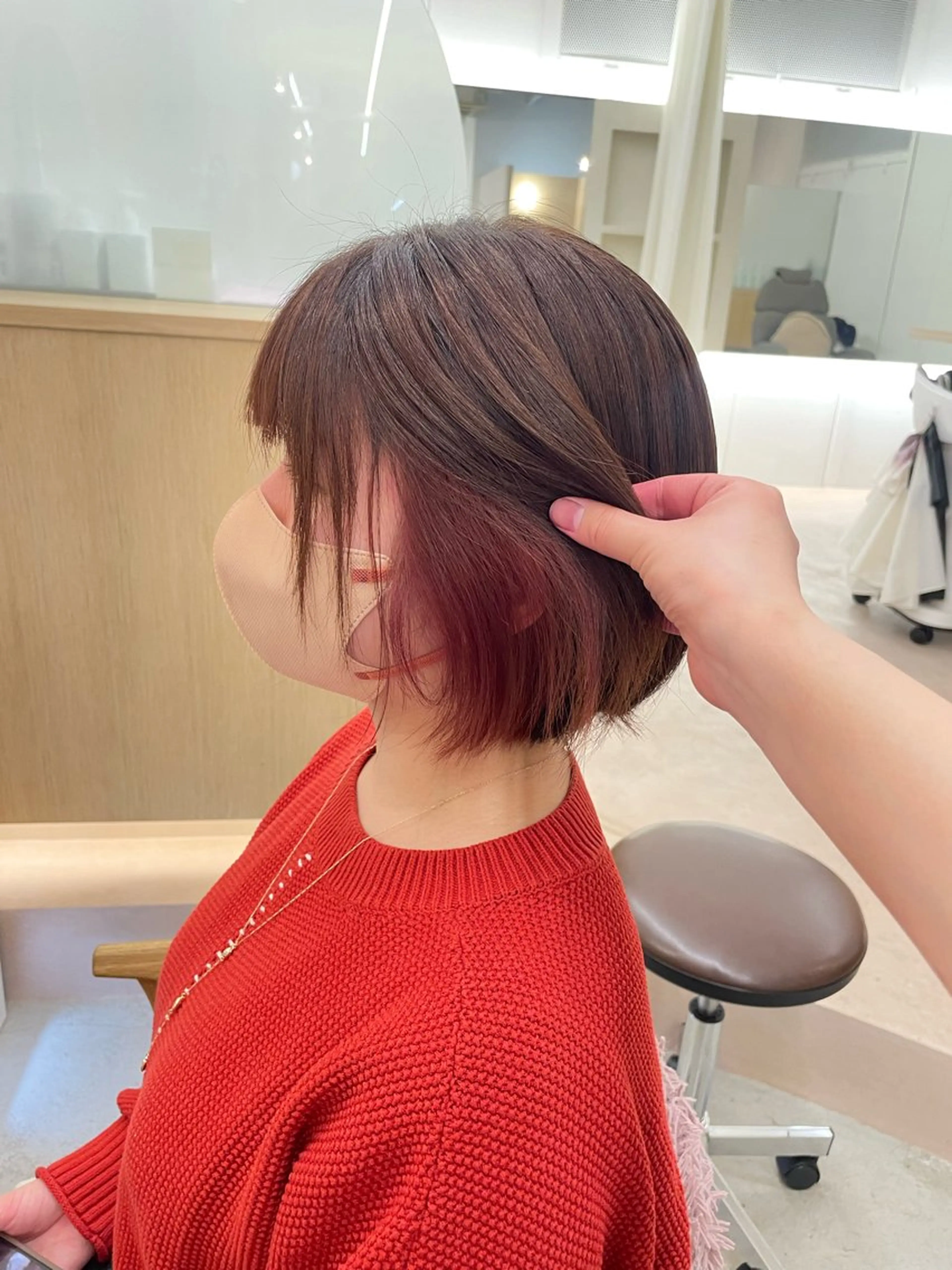 カラー 山下 悠月のヘアスタイル