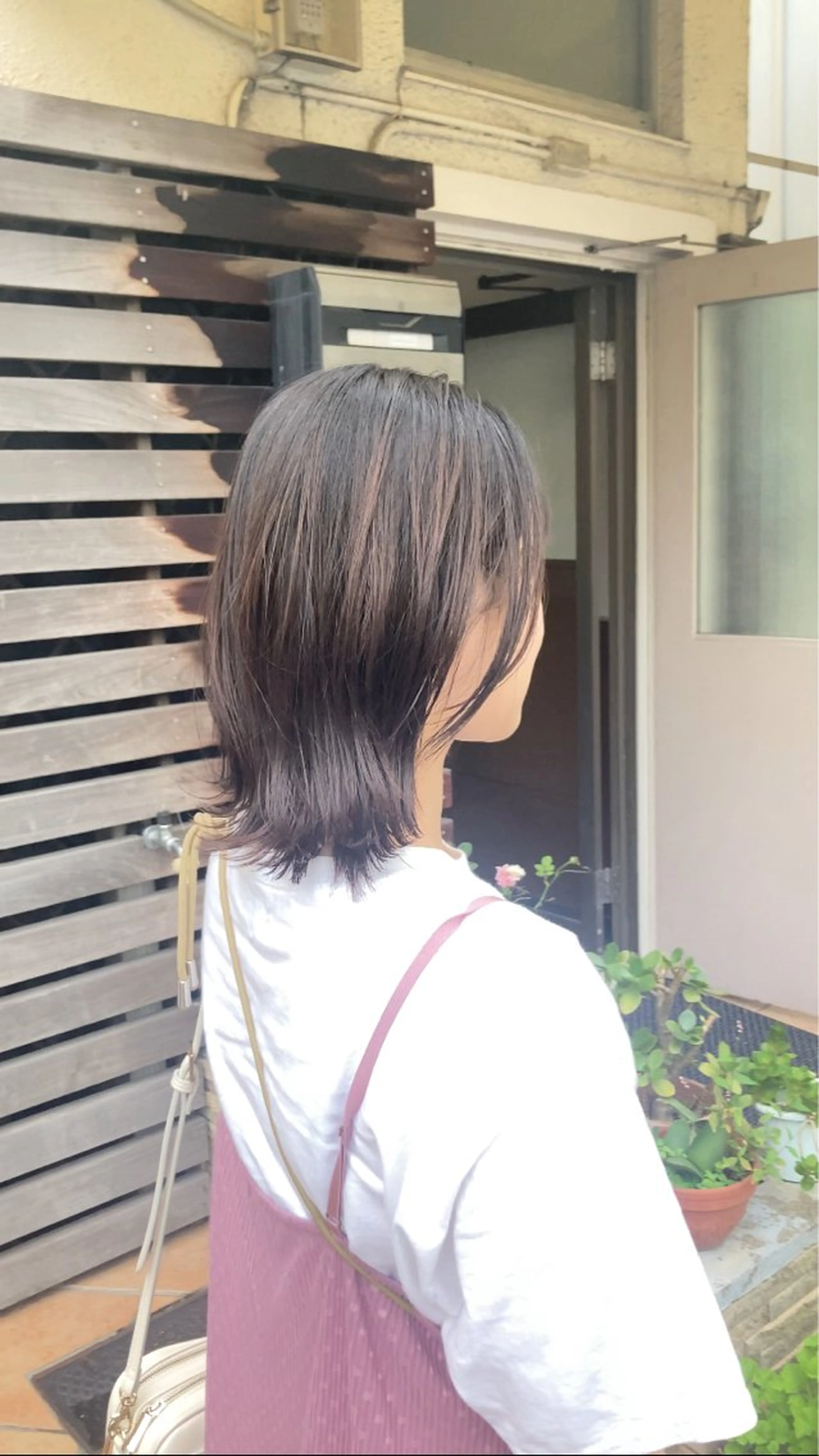 ミディアム 縮毛矯正 ウルフレイヤー エクステ/kokiのヘアスタイル