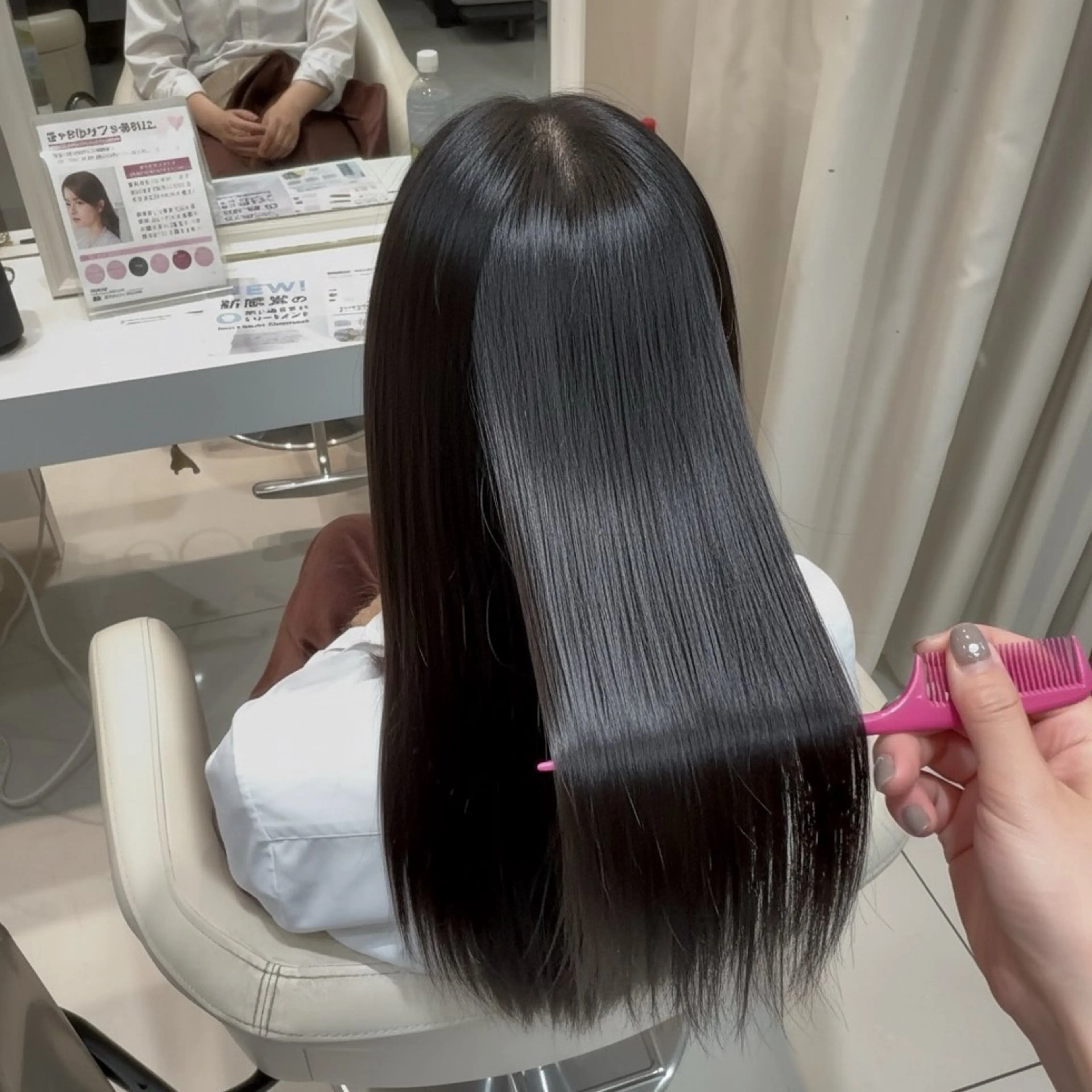 ロング 縮毛矯正 トリートメント ゆき／ 艶髪🫧縮毛矯正のヘアスタイル