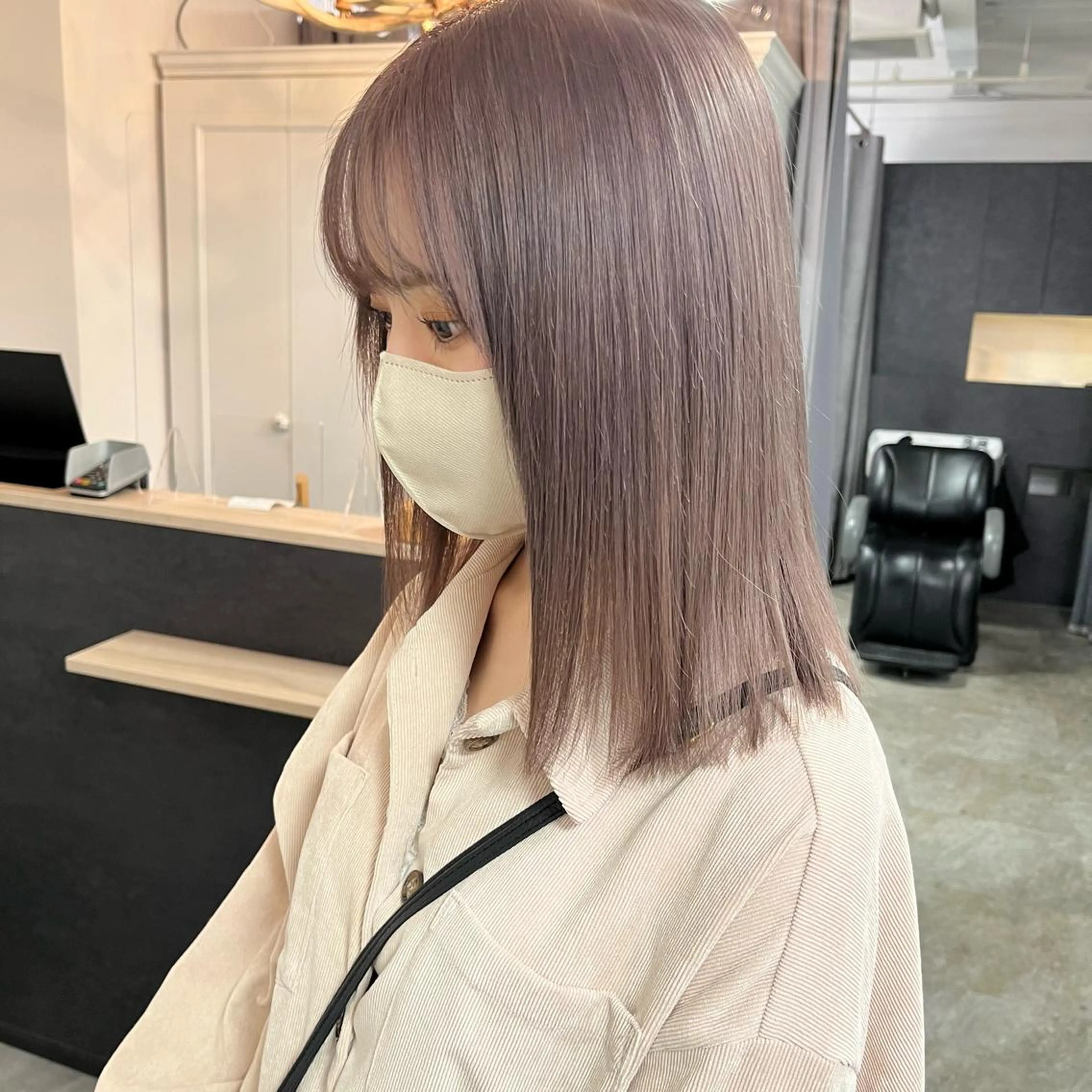 ミディアム カラー ボブ& 髪質改善FUMIYAのヘアスタイル