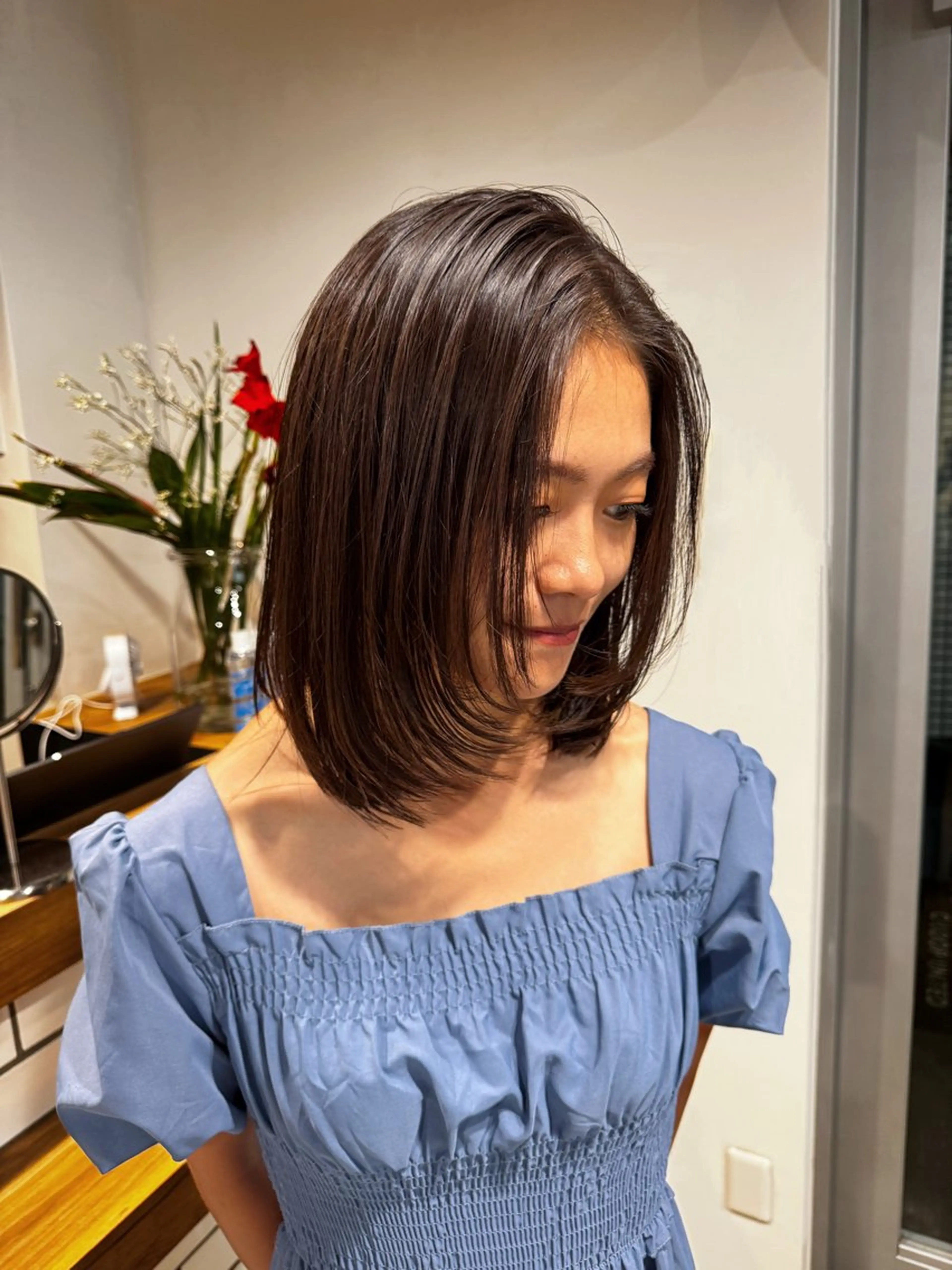 【当日すぐ予約×新規様限定🎄】カットモデル💇🏻‍♀️ボブ​〜​ロング➕韓国水トリートメント🧴の写真