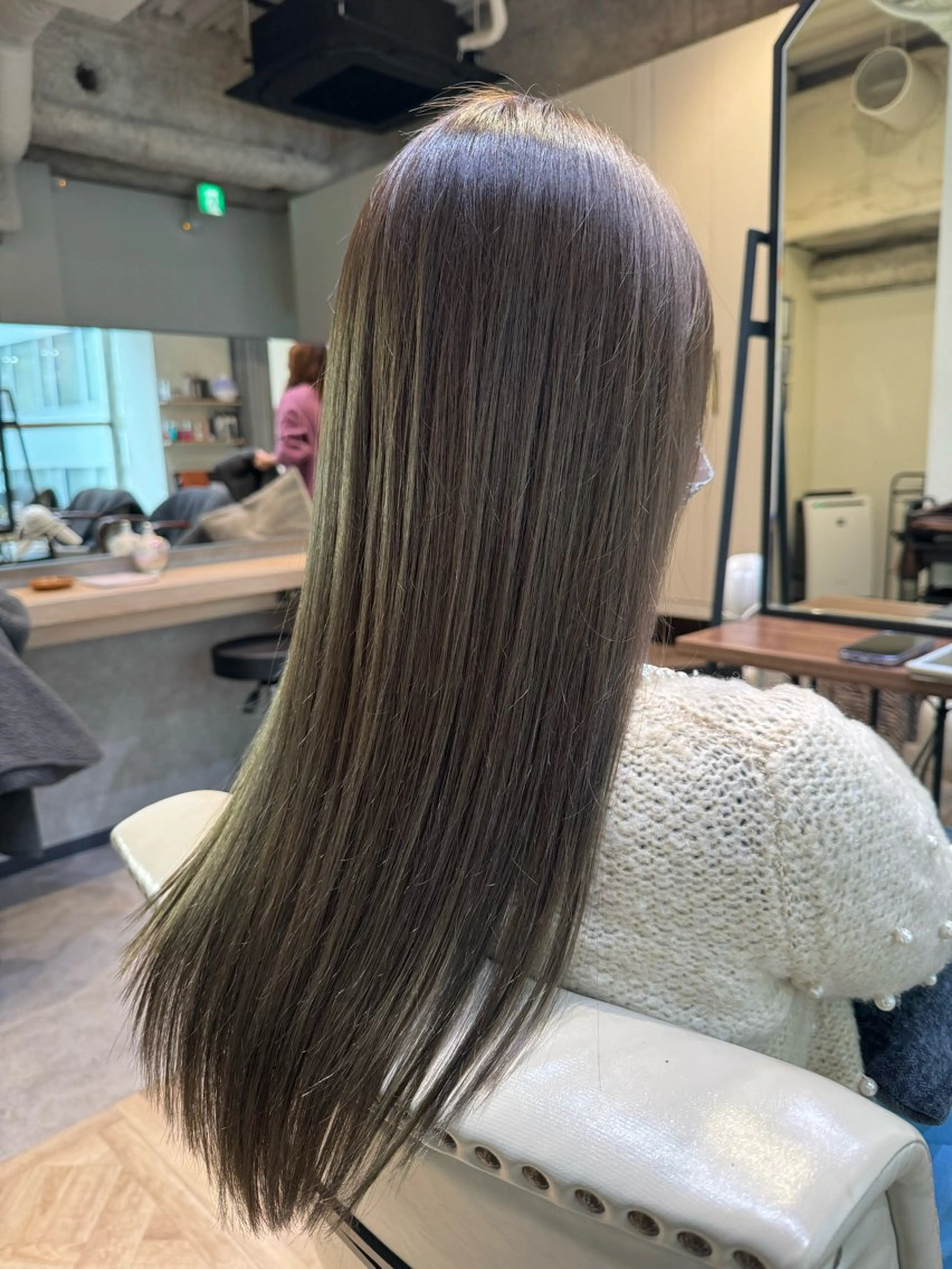 ロング カラー カット ヘアカラー 縮毛矯正 トリートメント 新宿 / Aujua ｿﾑﾘｴ🫧森田涼介のヘアスタイル