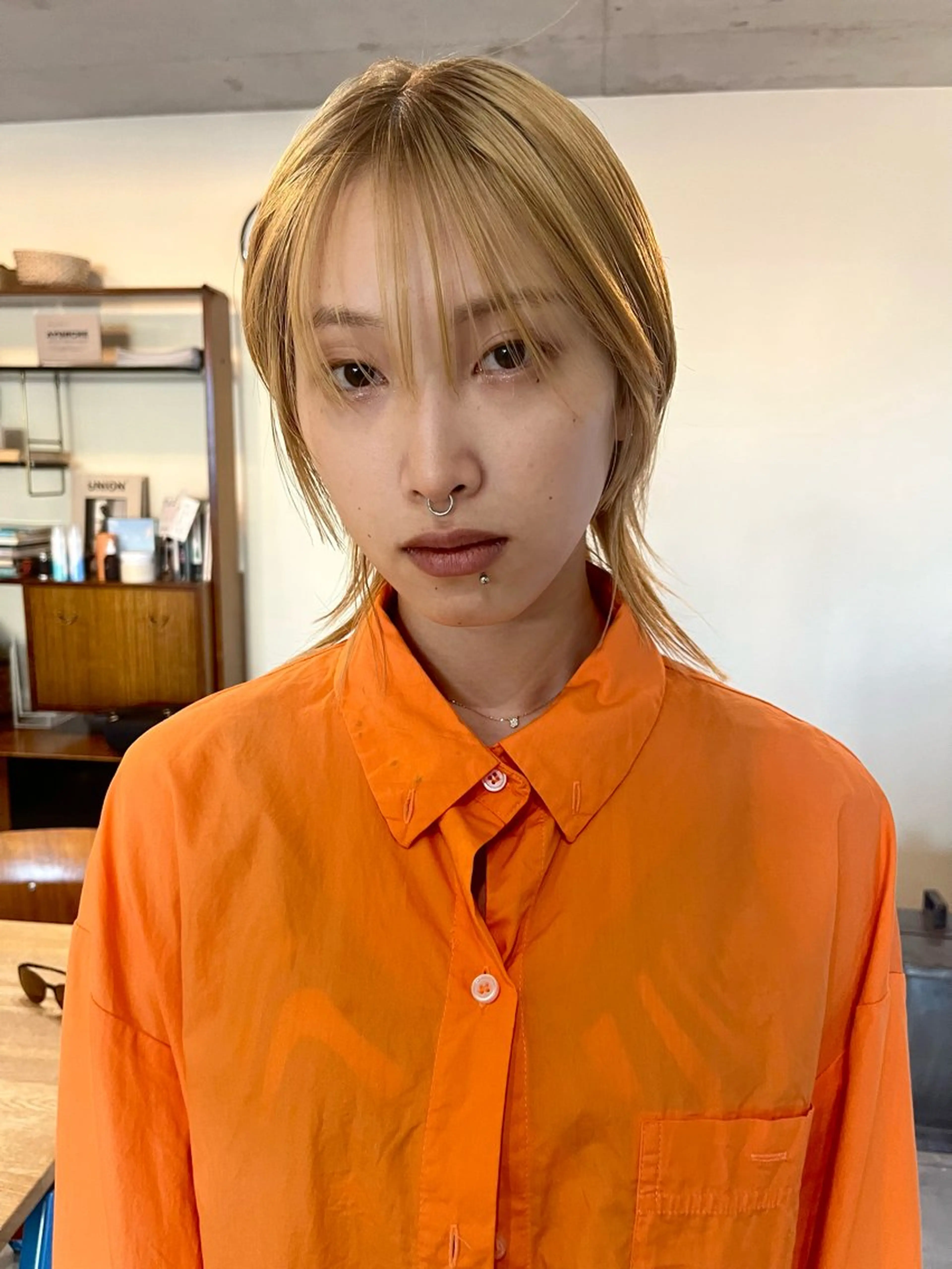 ショート レイヤーカット\ウル フ　chinatsuのヘアスタイル