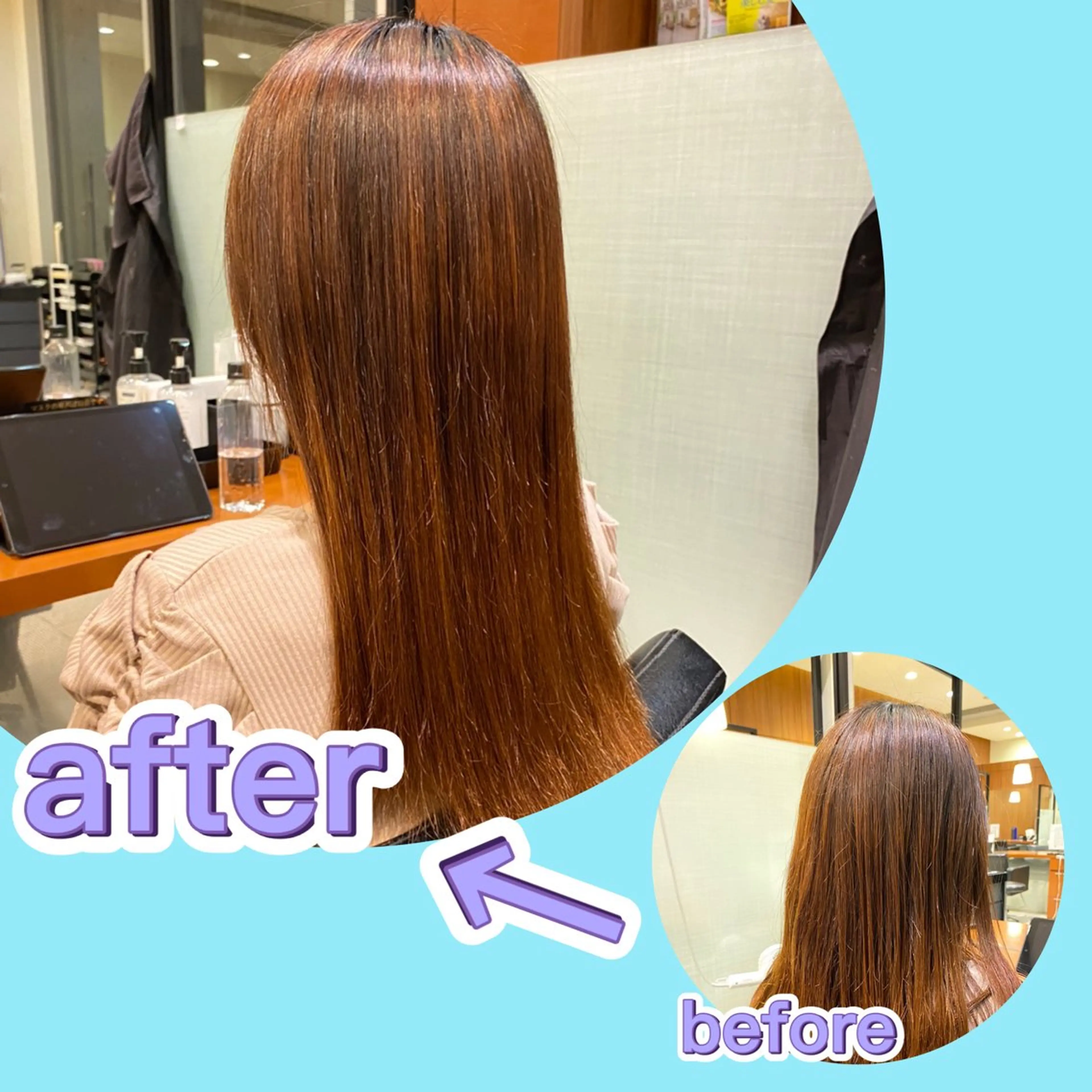 ロング 縮毛矯正 メンズカット🌈 鈴木達也のヘアスタイル