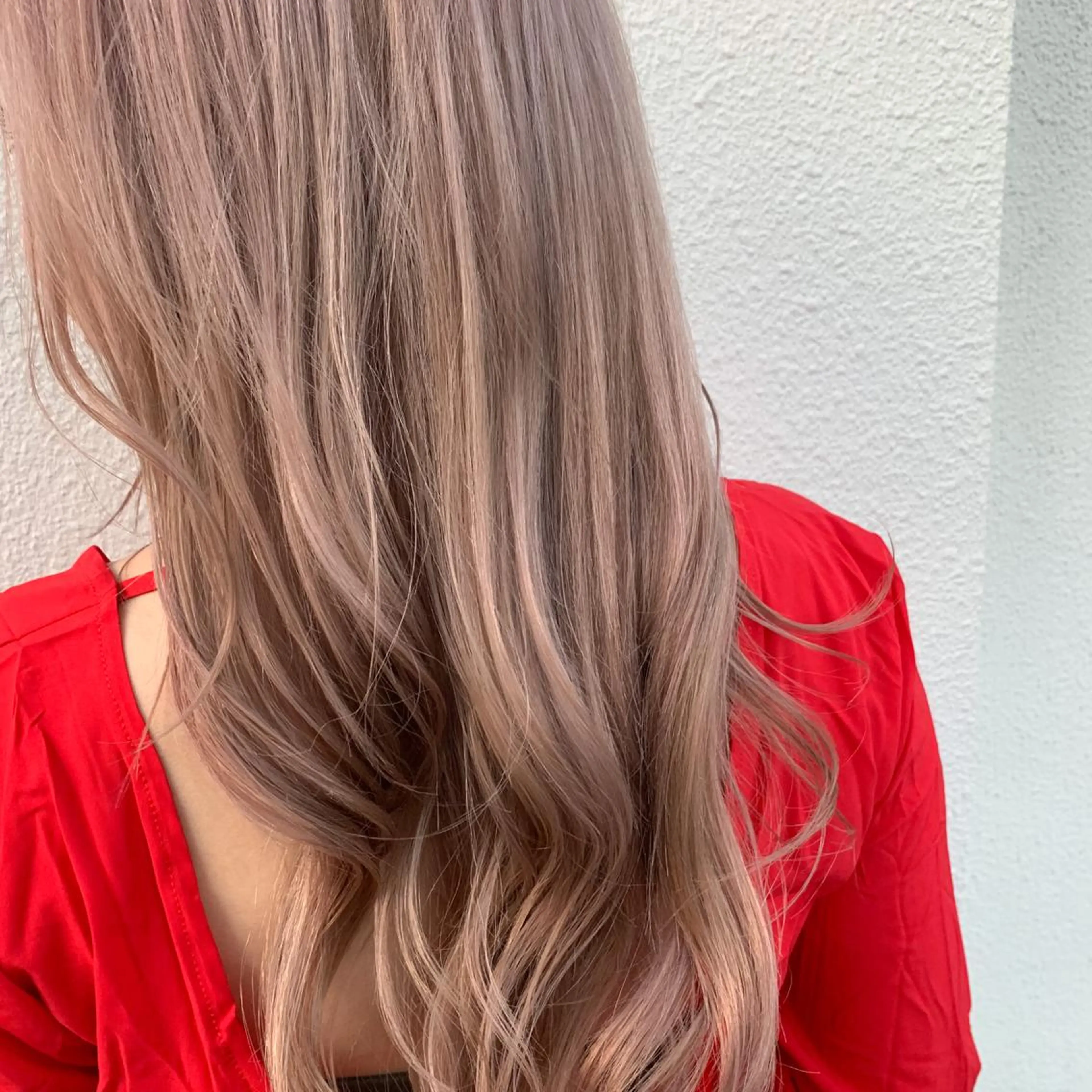 セミロング カラー アディクシーカラー アクアカラー アッシュ バレイヤージュ ベージュカラー カット ヘアカラー トリートメント Lome'所属・✨ブリーチマスター✨ オクヤマヨウスケのヘアスタイル