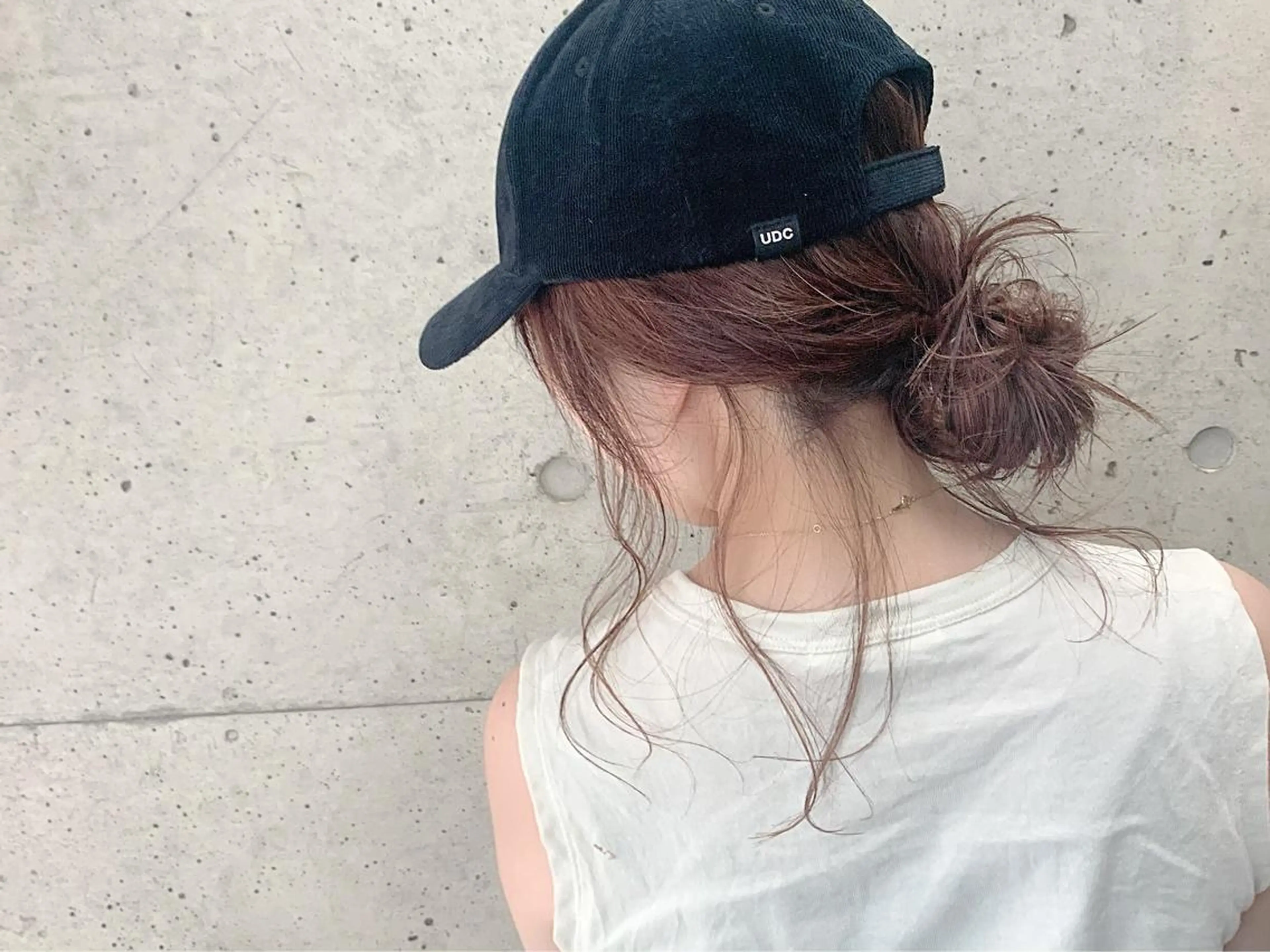 ミディアム カラー ヘアアレンジ ハイライトカラー ハイライト EMANON天神所属・Hitomi Ezakiのヘアスタイル