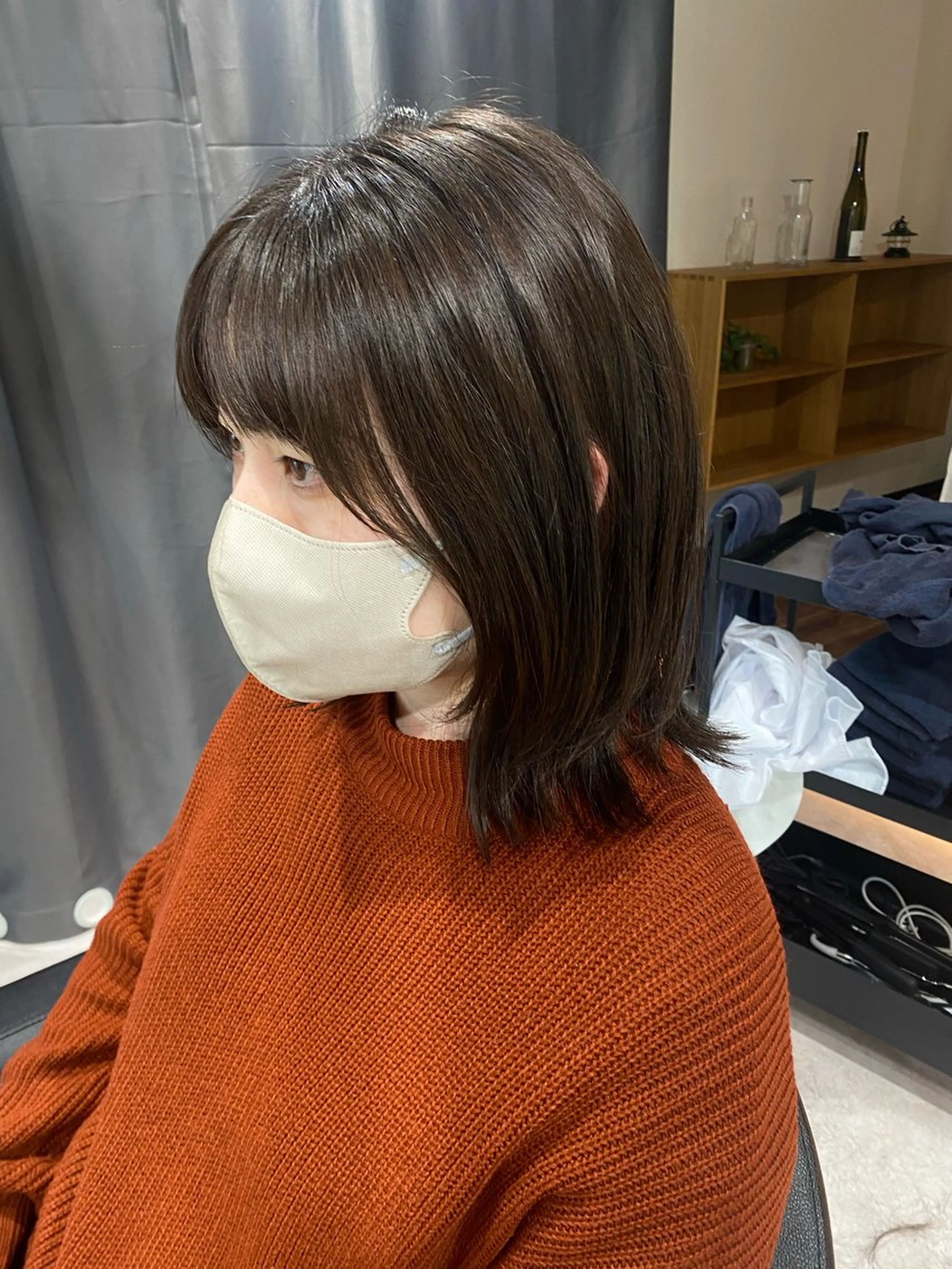 ミディアム カラー オレンジ カット ヘアカラー iroha/ n.w.h🎀のヘアスタイル