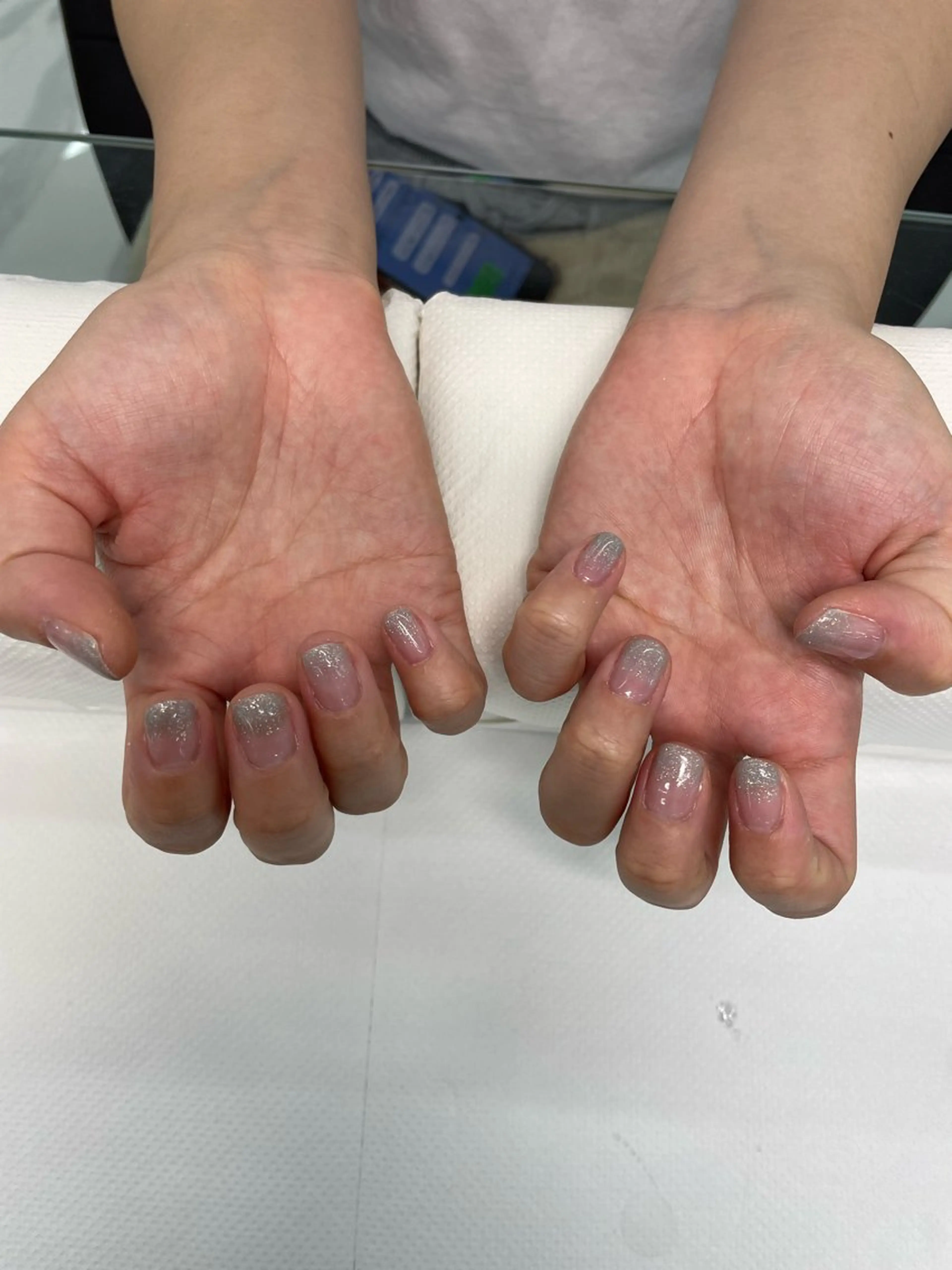 ネイル ラメ(グリッター) ラメグラデーション MAXKELLY ますみのネイルデザイン