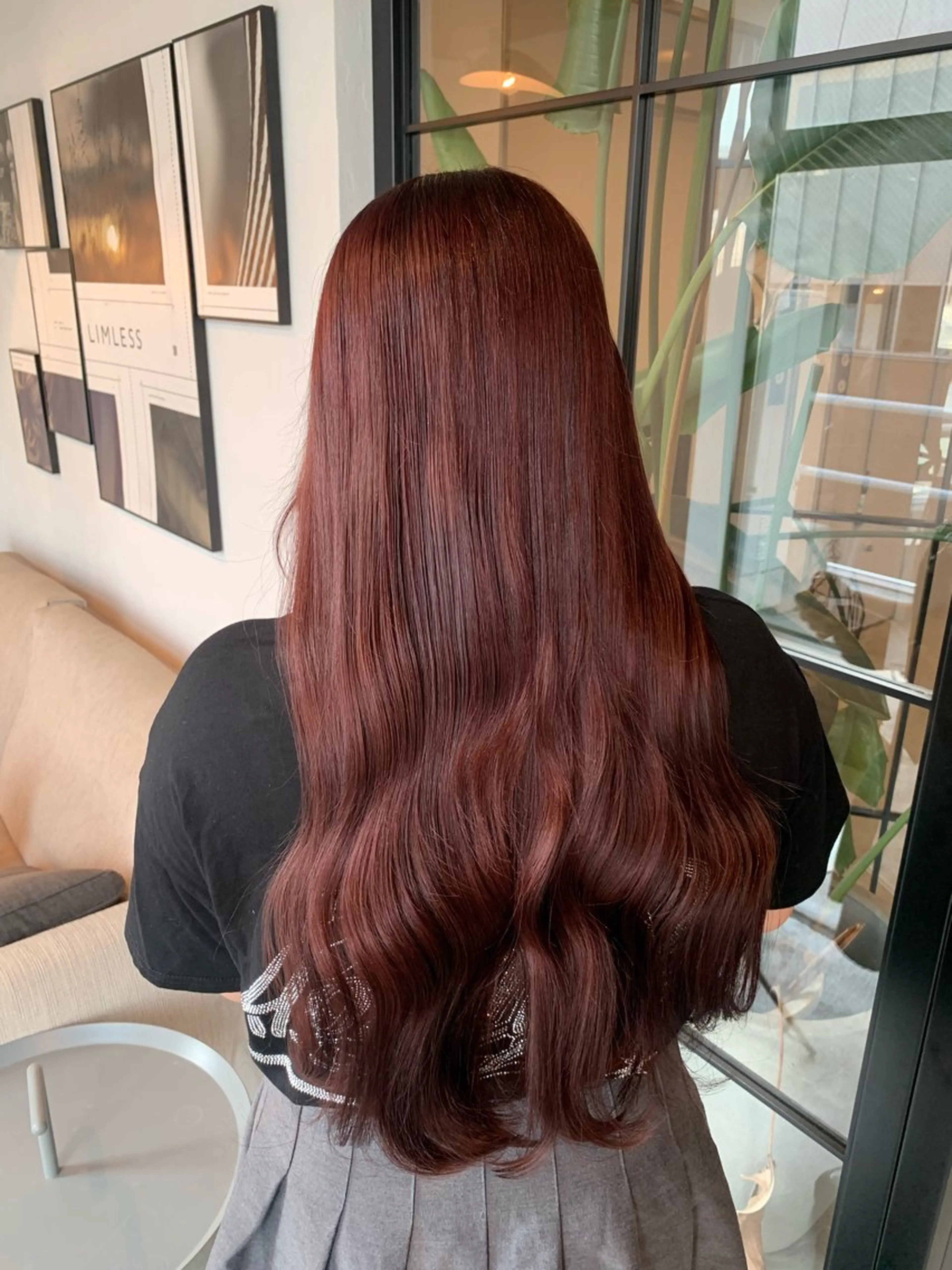 ロング カラー カット ヘアカラー トリートメント ベージュカラー🌿 新潟駅/青木結月のヘアスタイル