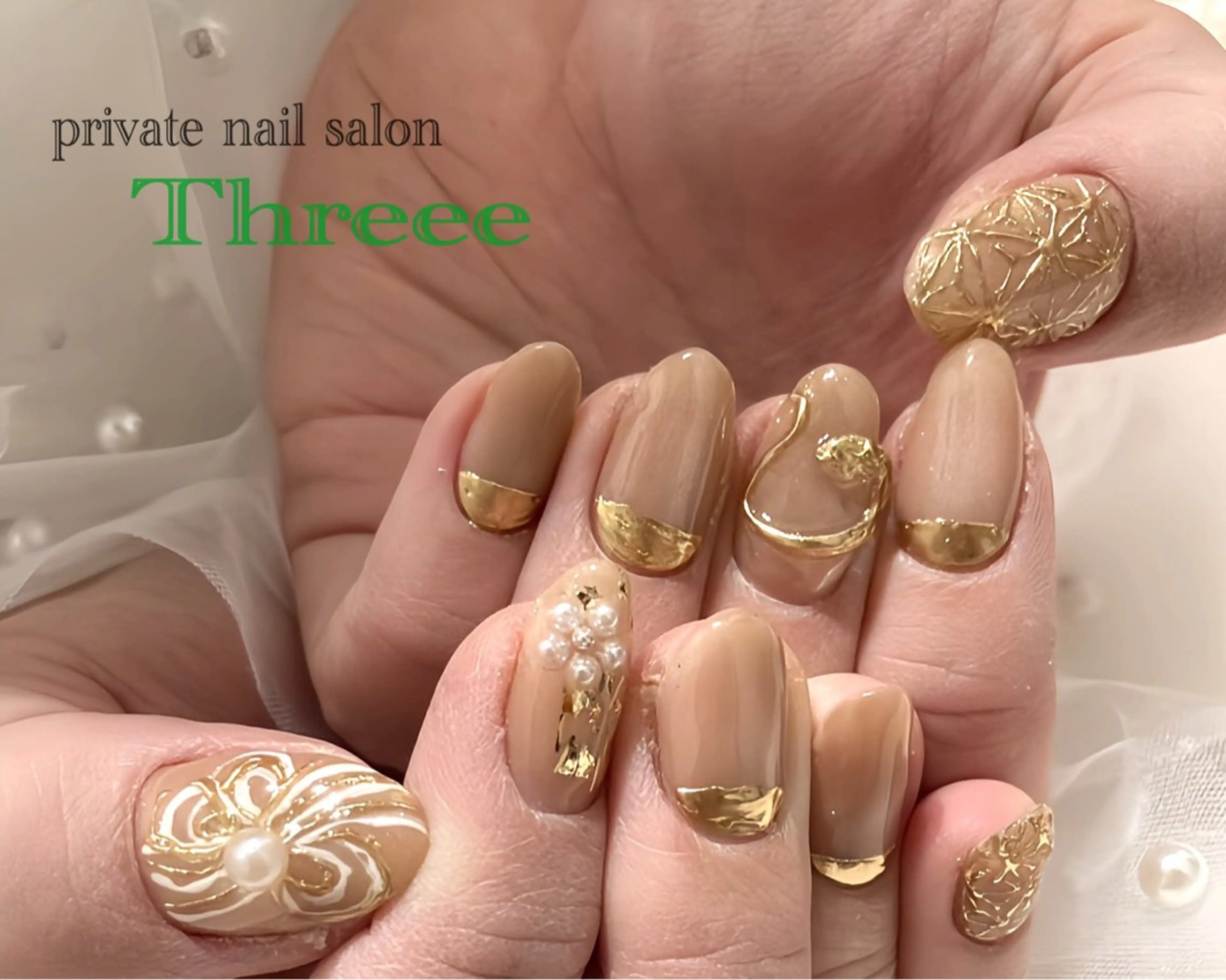 ネイル ハンドネイル Nail salon - Threee　-のネイルデザイン