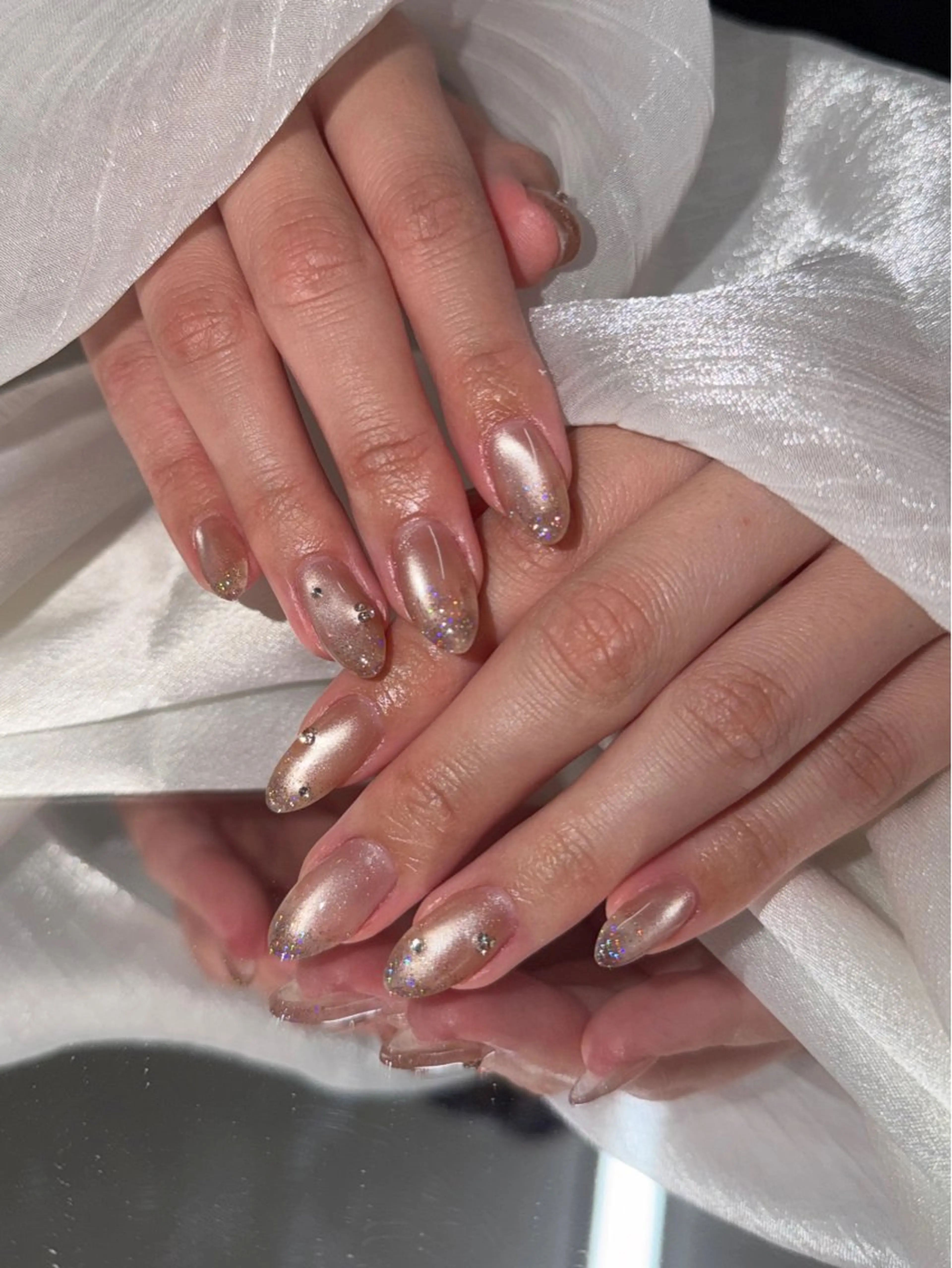 ネイル フラッシュネイル マグネットネイル ハンドネイル RIKAKO🫧 矢場町/栄/名古屋のネイルデザイン