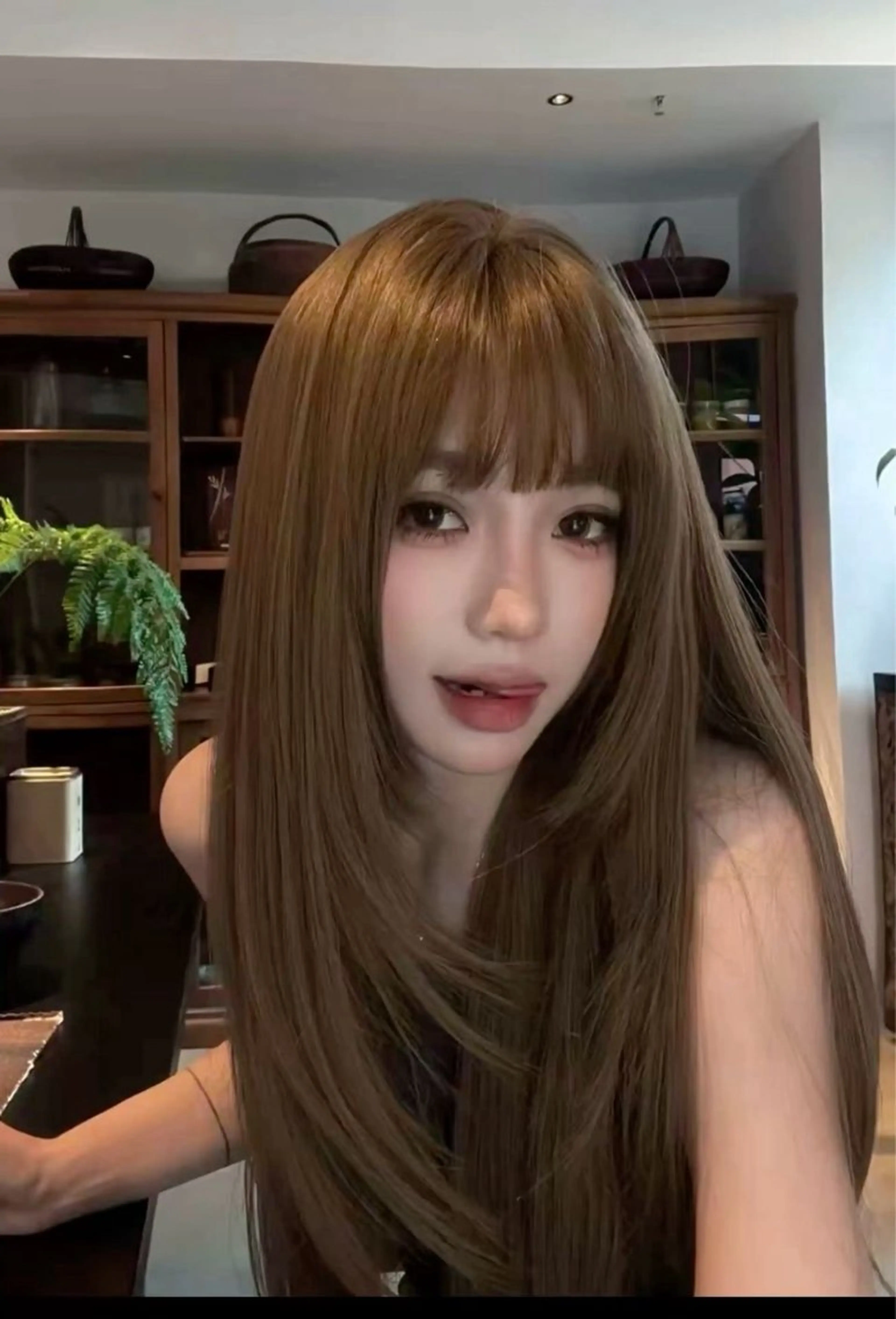 ꪔ̤̮レイヤーカット&ワンカラー&2stepトリートメント【髪をケアしながらカラーもカットも可愛く似合わせます‪✂︎‬】の写真