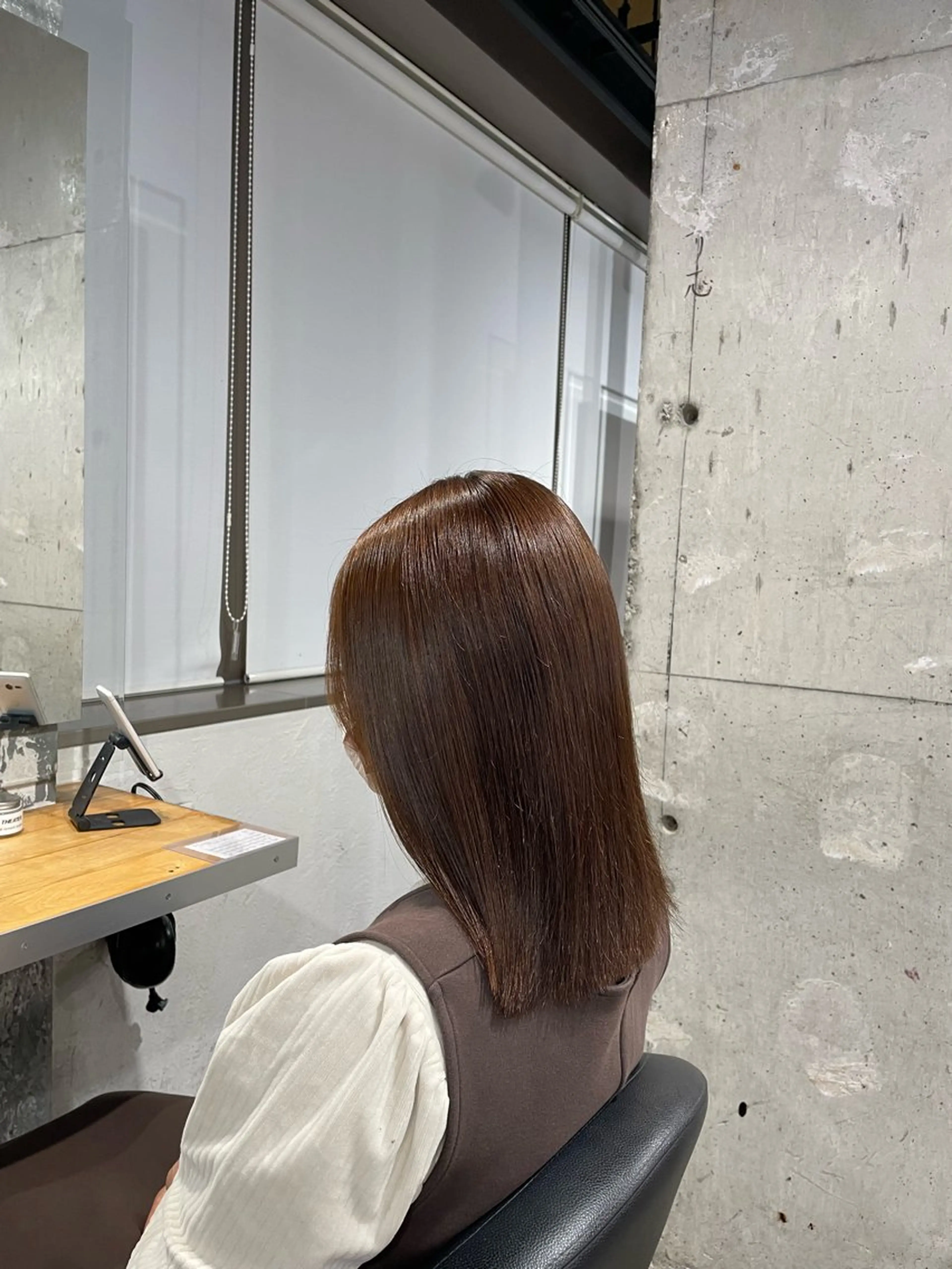 カラー カット ヘアカラー トリートメント ヘアセット 🤍ベージュ/透明感 韓国ヘア/まりん🤍のヘアスタイル