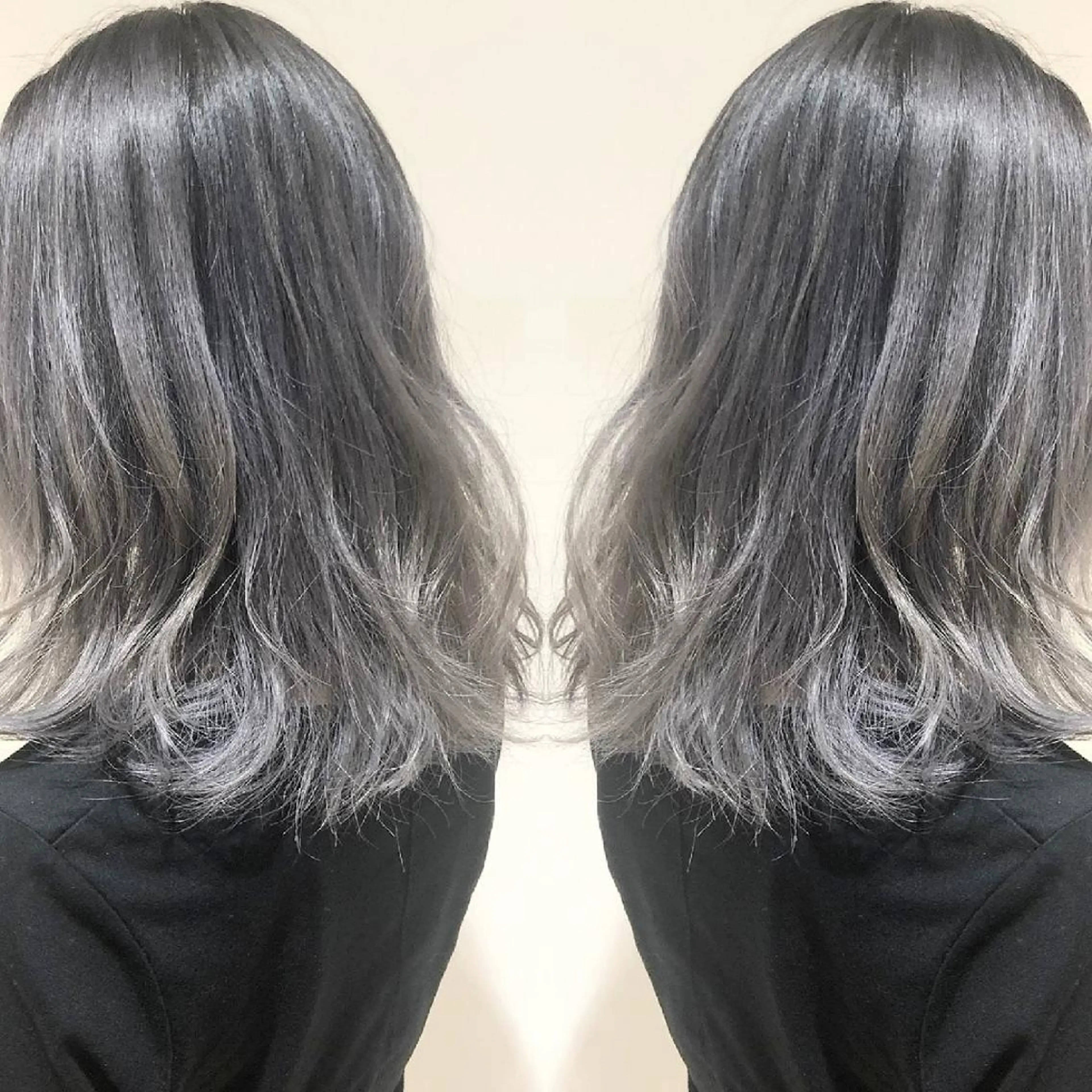 セミロング カラー グラデーションカラー 竹内啓太 ボブのヘアスタイル