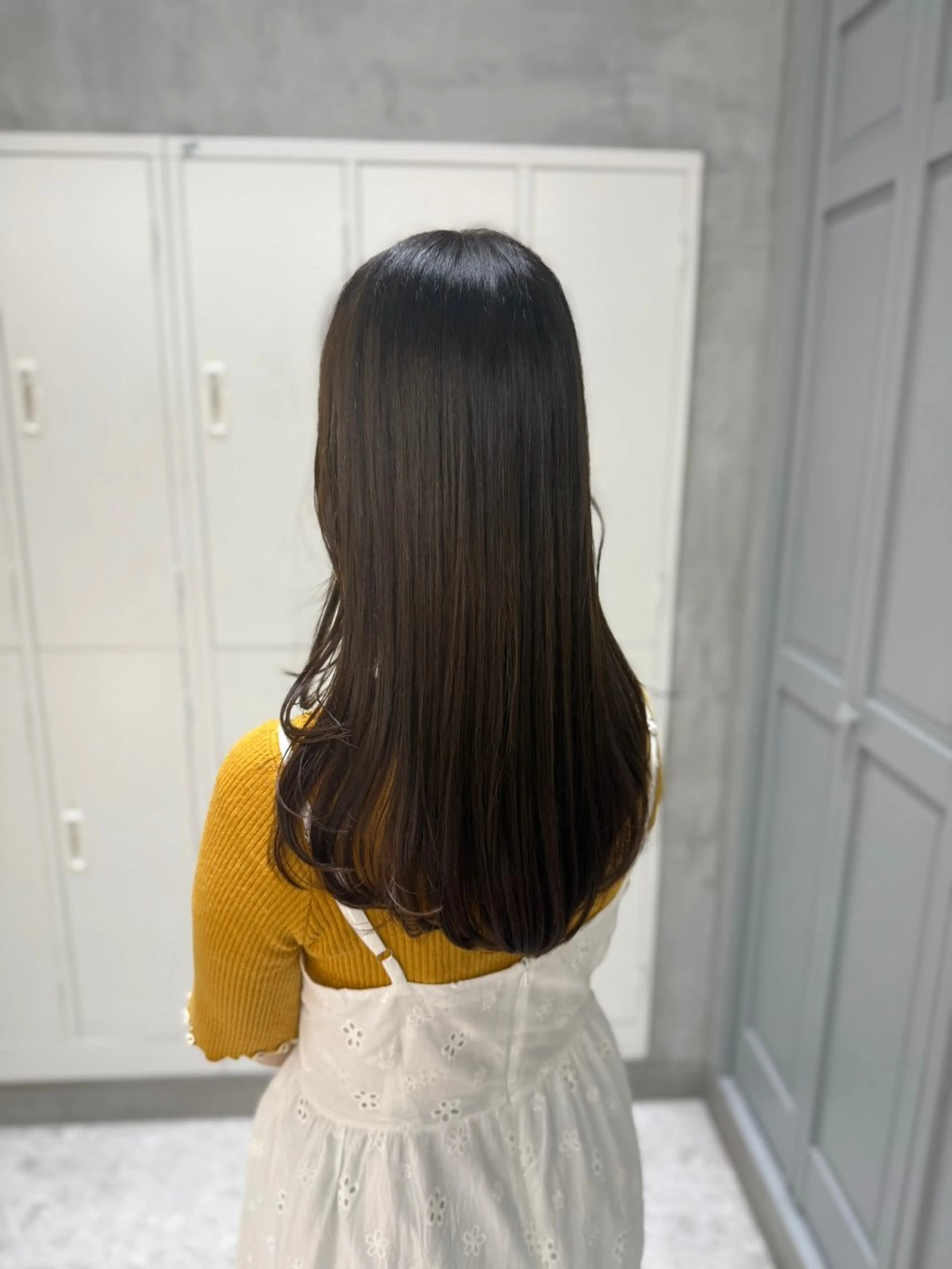 ロング レイヤーカット カット ヘアカラー トリートメント 似合わせカラー/ヘア セット💐本多恵美のヘアスタイル