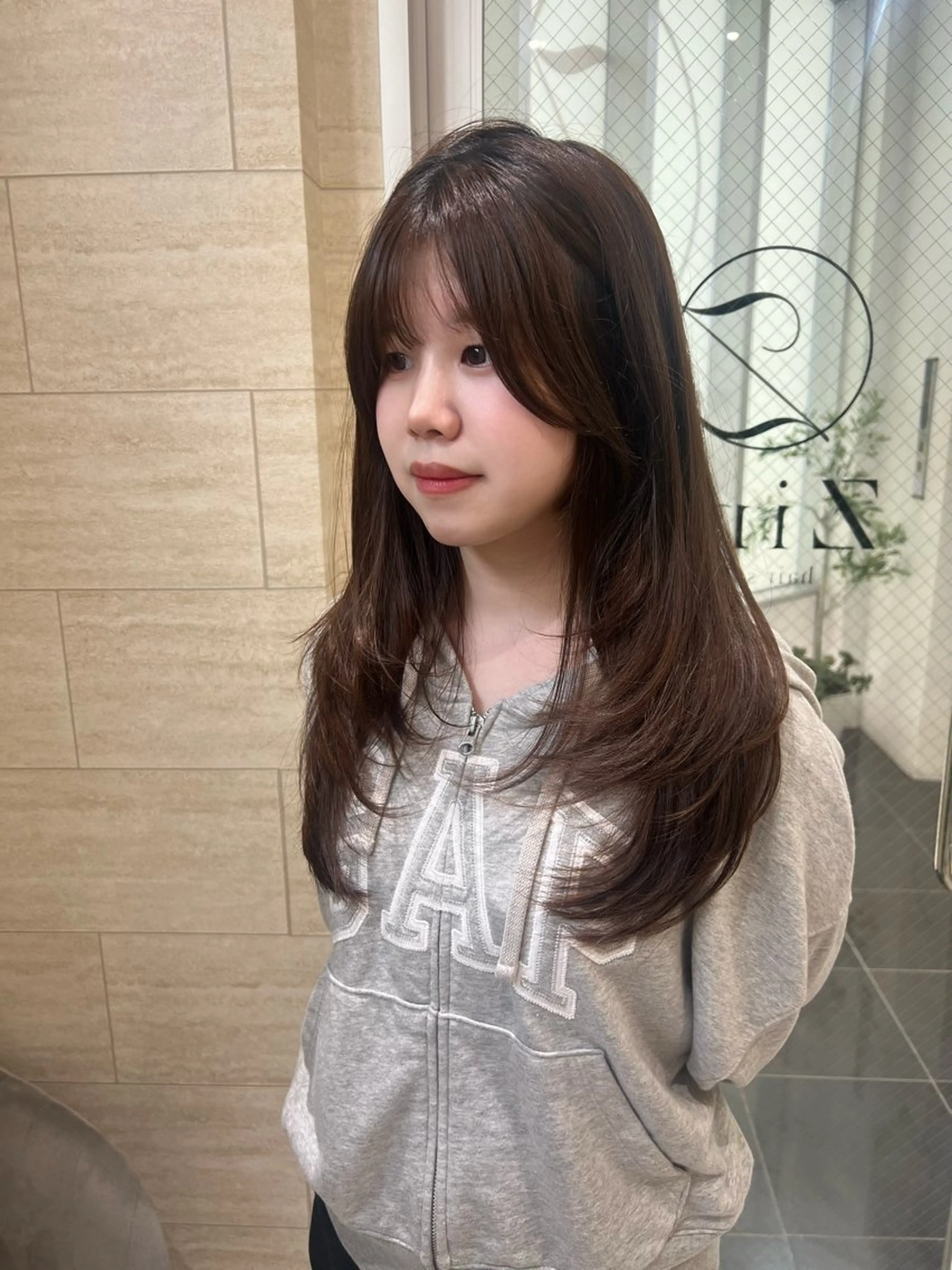 ロング カット トリートメント 🎀zina/韓国 🎀amiのヘアスタイル