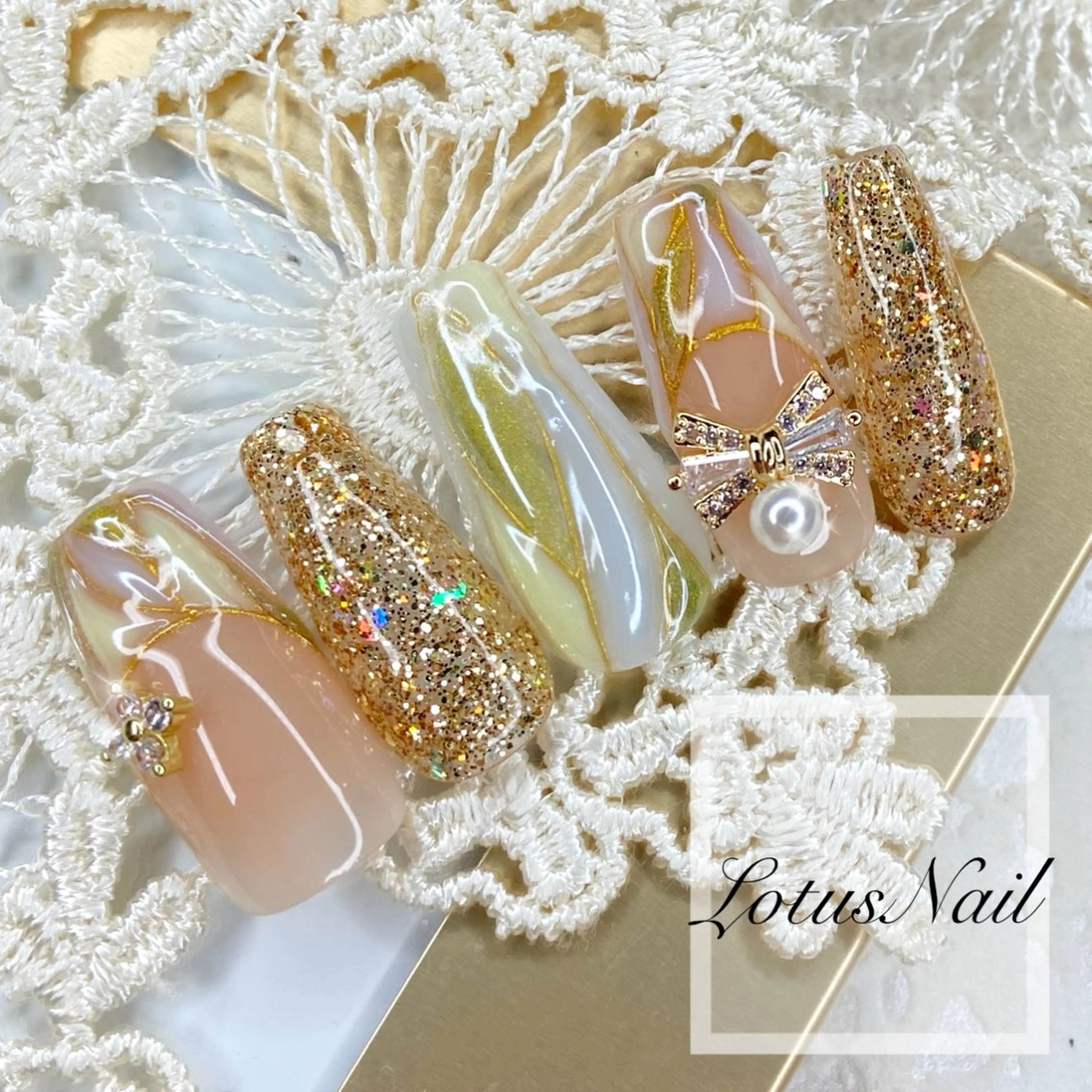 ネイル 冬ネイル クリスマス Lotus Nailのネイルデザイン