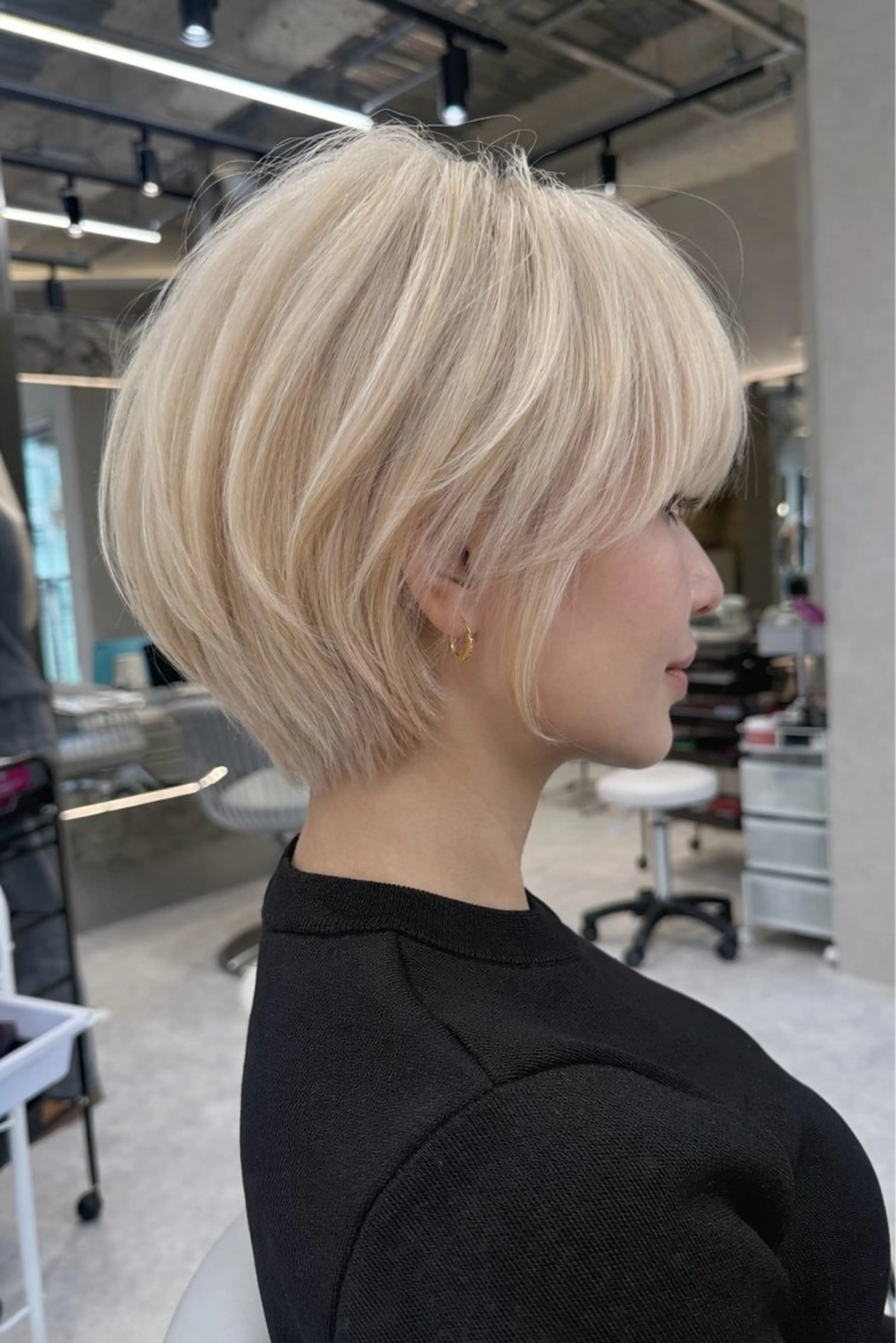 ショート カラー ヘアカラー トリートメント Aster 店長 れおん✂️のヘアスタイル