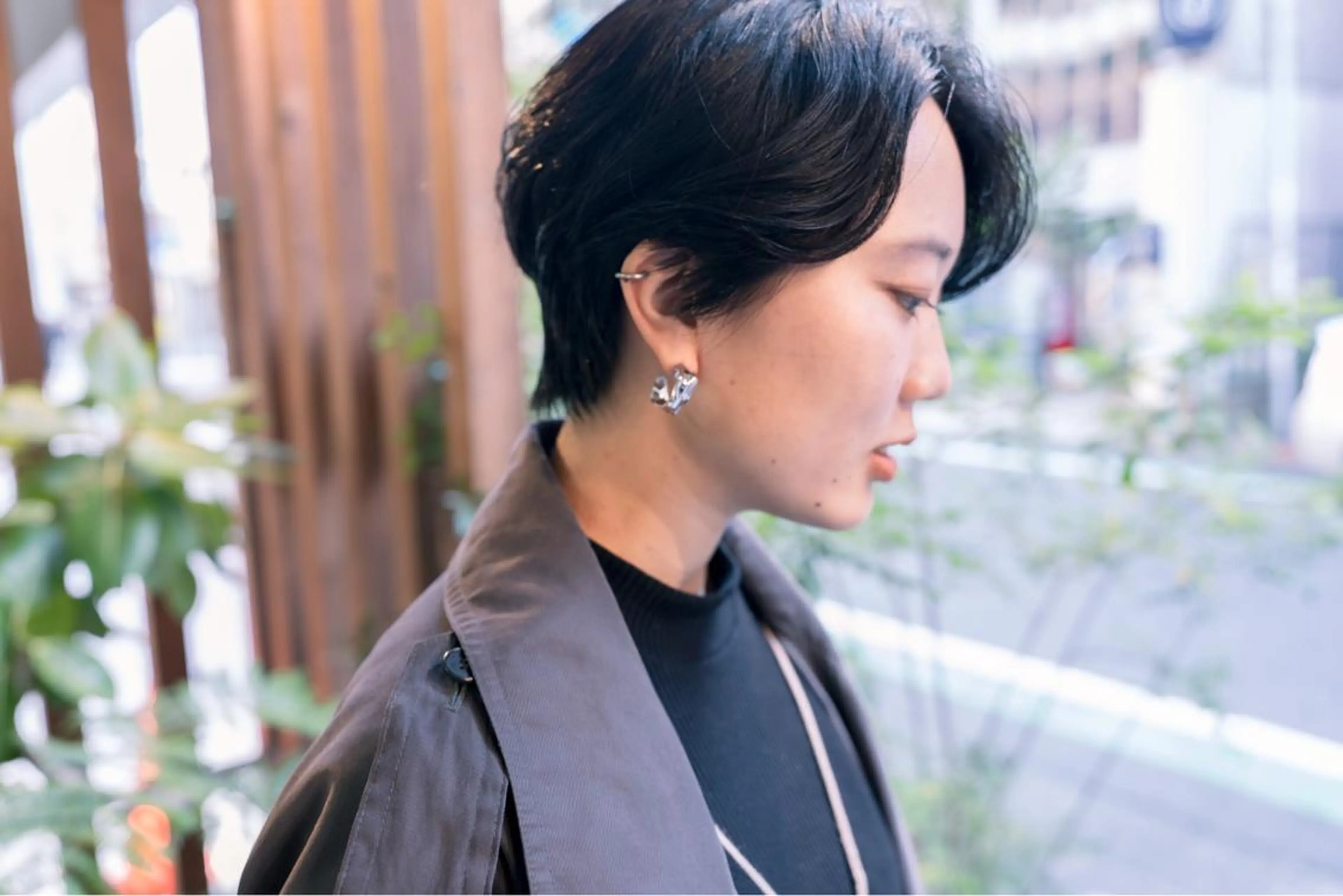 ショート パーマ カット パーマ トリートメント Genta @gegege75のヘアスタイル