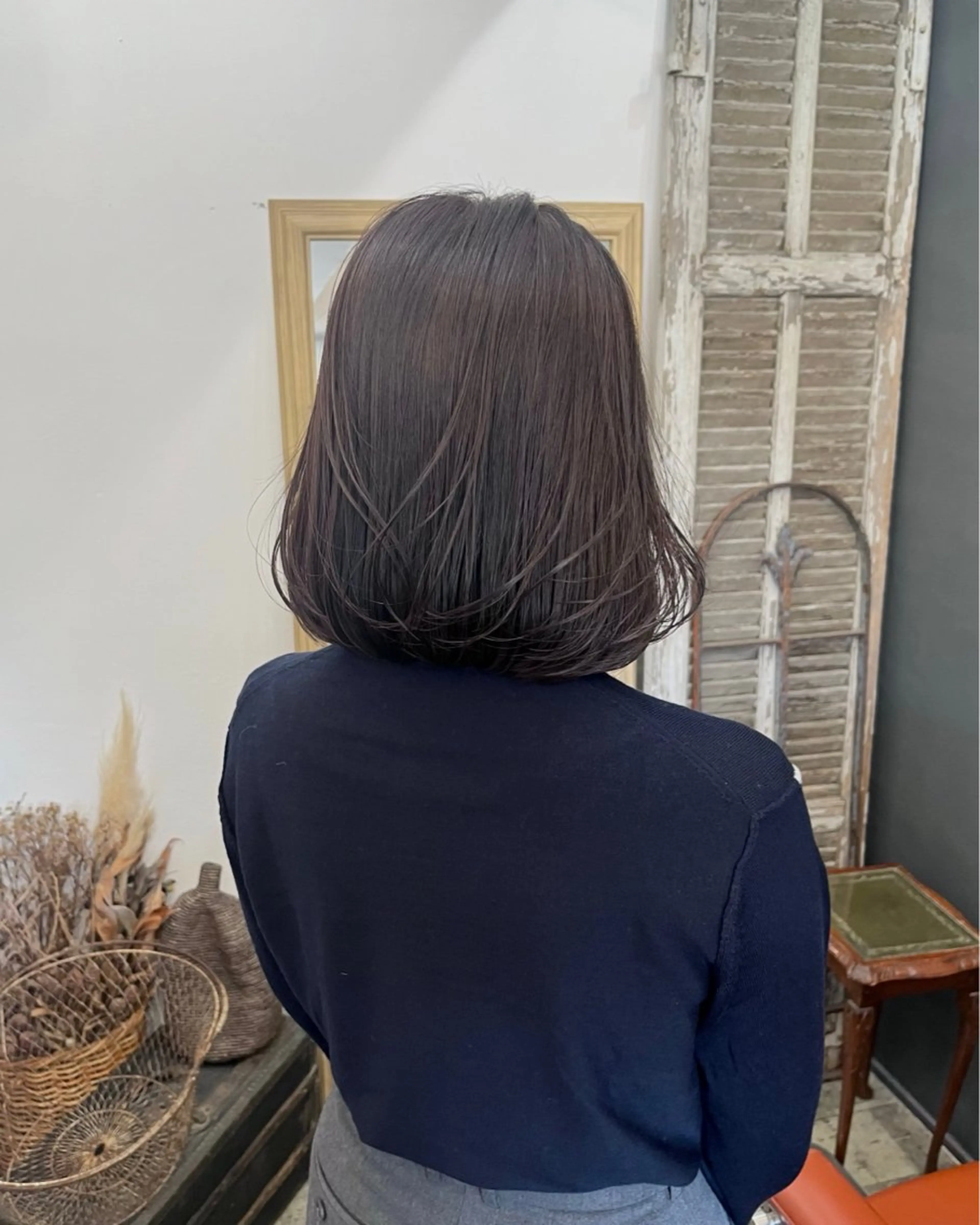 ミディアム カラー ヘアカラー Trico Antique【トリコアンティーク】所属・暗髪とオリーブ🌿 渡辺拓人のヘアスタイル