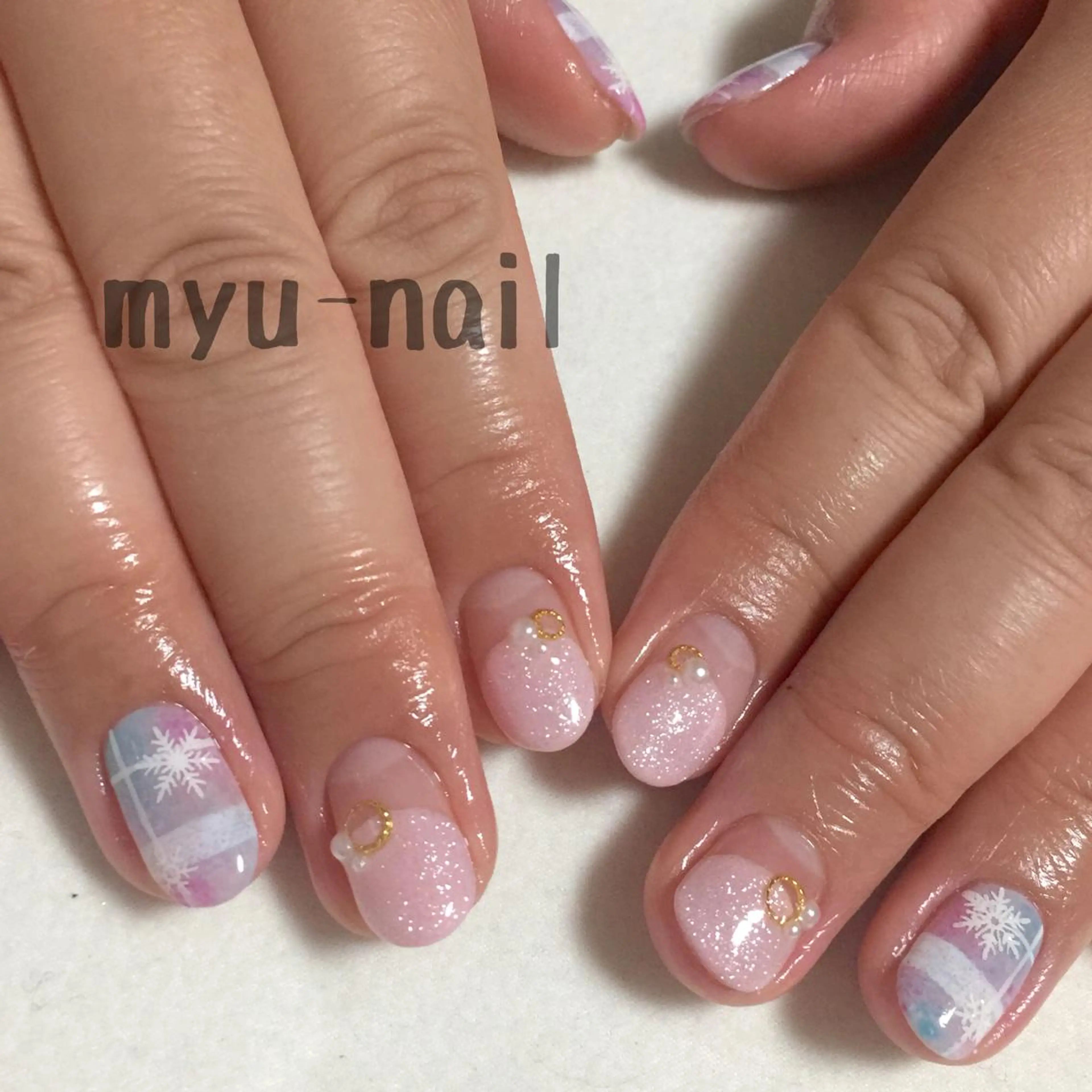 ネイル ハンドネイル ホームサロン myu-nailのネイルデザイン