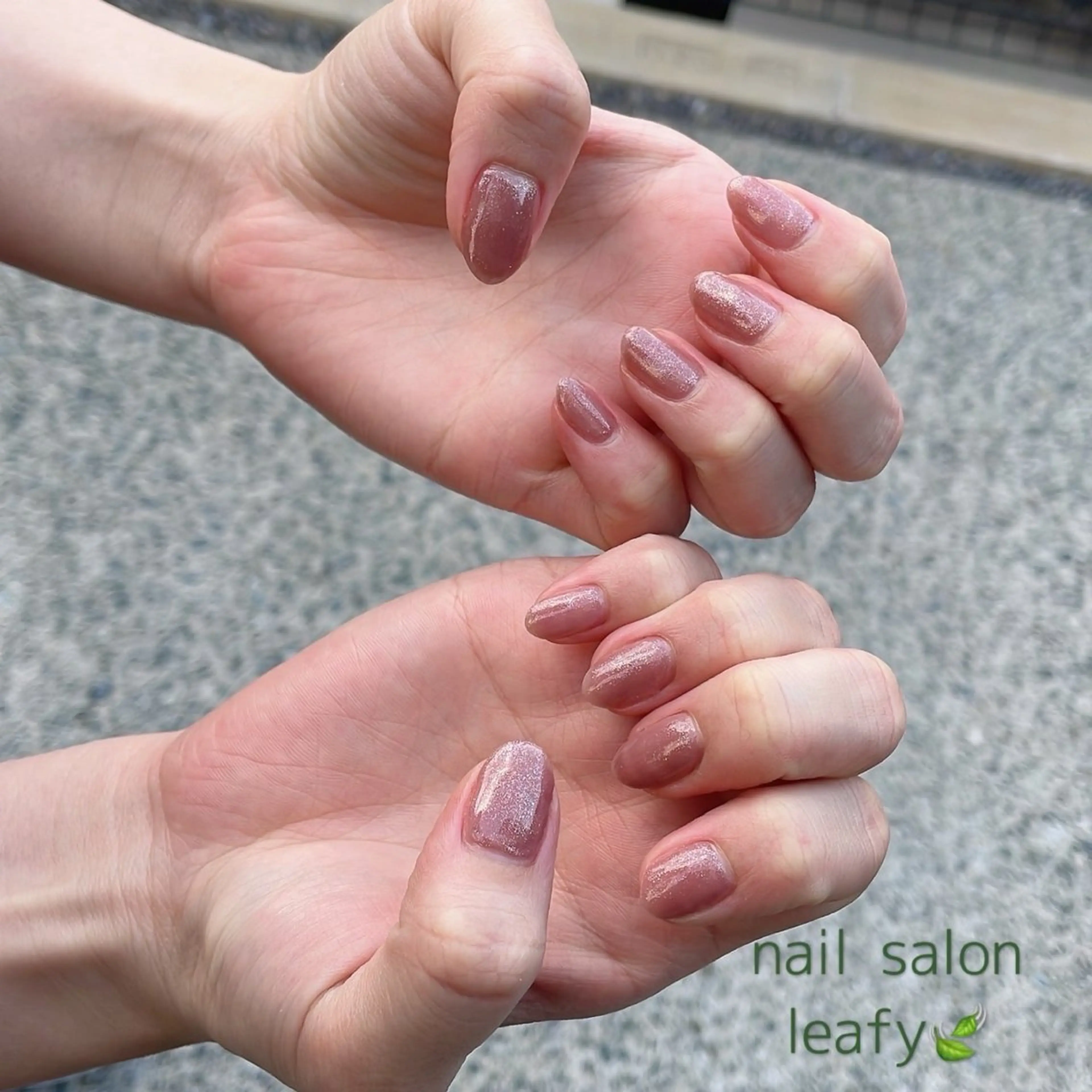 ネイル ワンカラーネイル ネイルサロン leafyのネイルデザイン