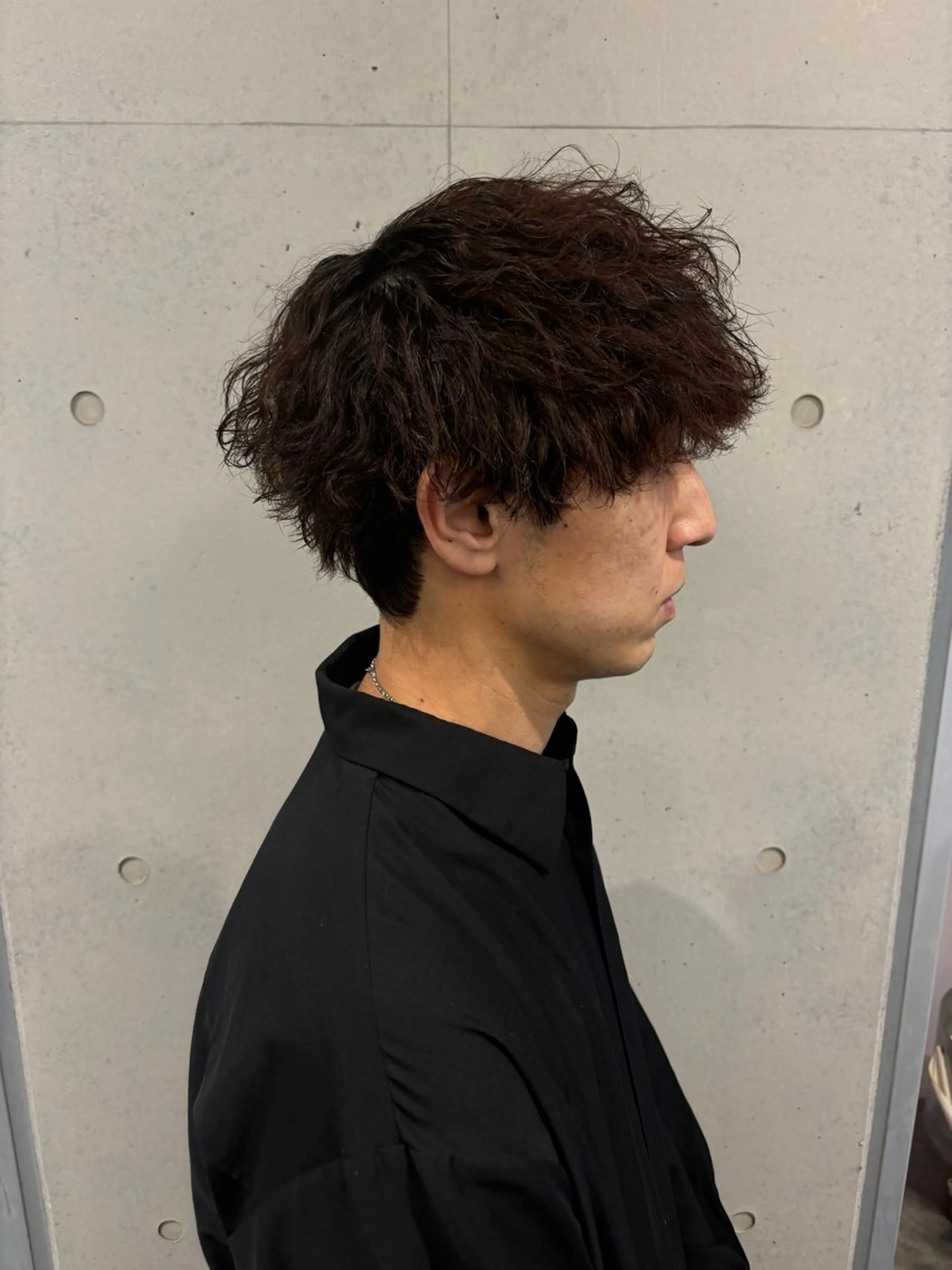 ショート パーマ メンズ カット パーマ メンズサロン/戸塚駅 東口3分/冨田大輝のヘアスタイル