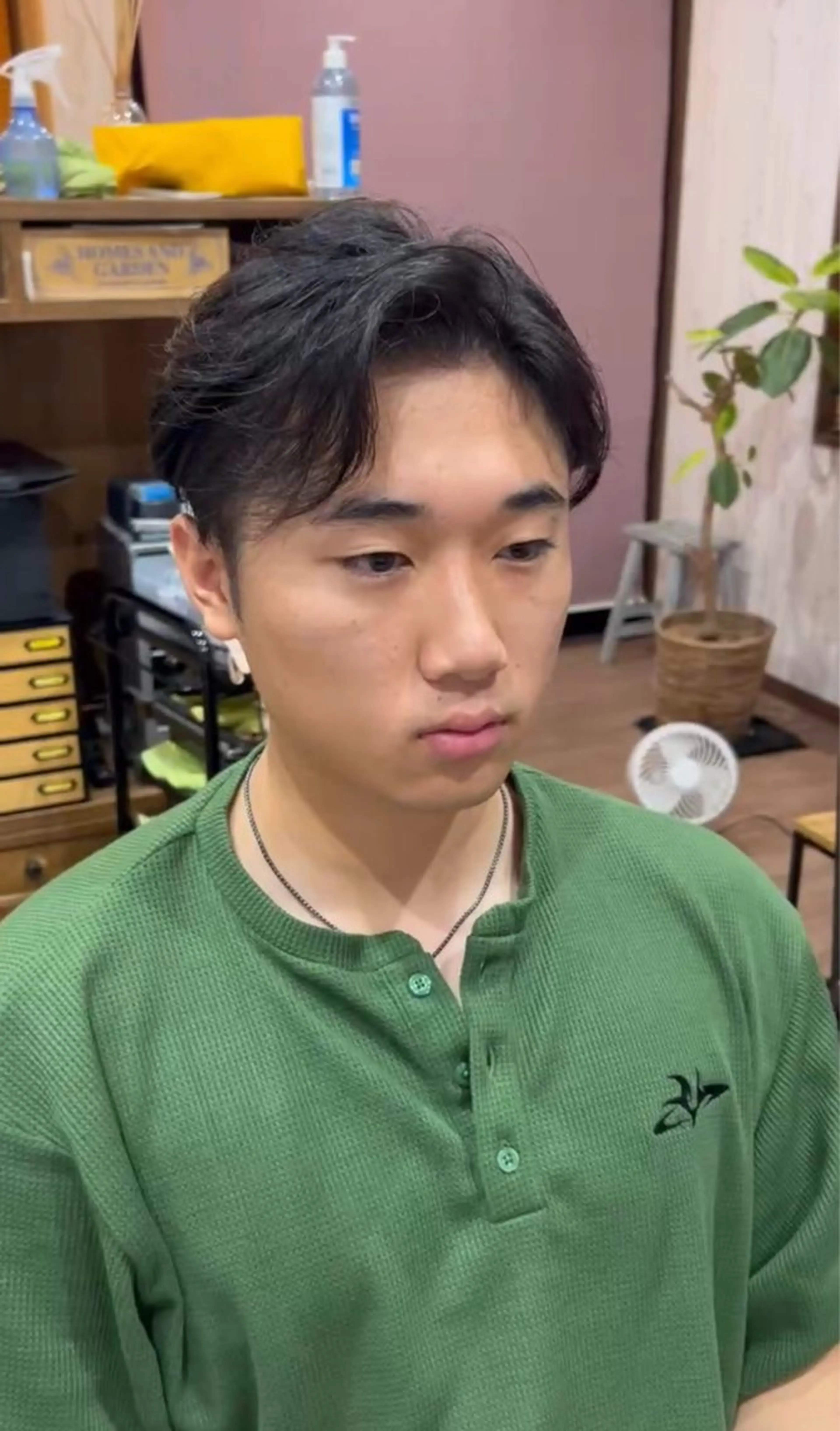 メンズ 上田 結心のヘアスタイル