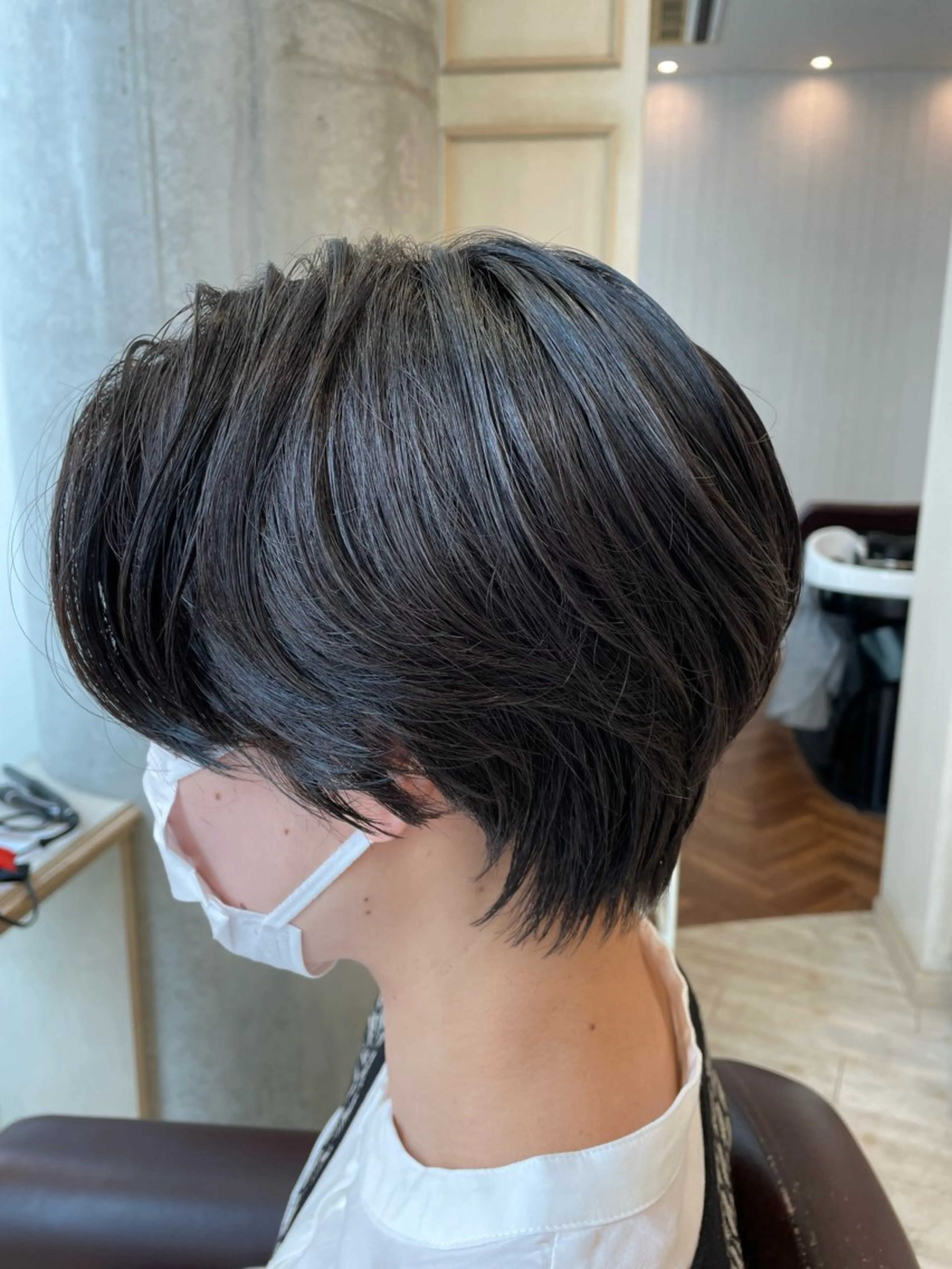 ショート メンズ ビジネス マッシュ メンズパーマ スパイキーショート ツーブロック カット ⚾️横浜メンズカット 阿部龍馬🍺🍔のヘアスタイル