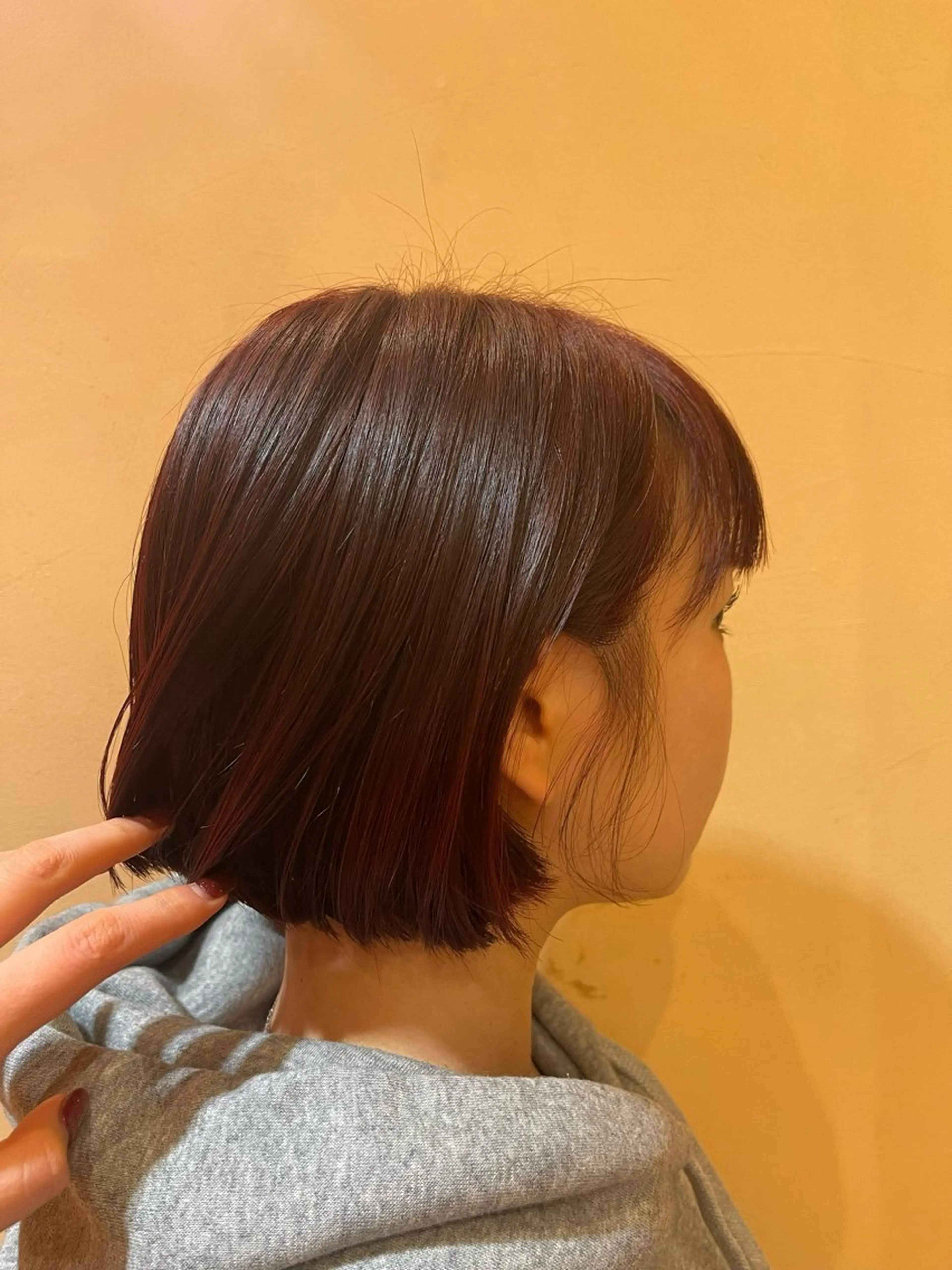 ショート モリオフロムロンドン原宿本店所属・ショート/ボブ/ハイ トーン/Nanahaのヘアスタイル