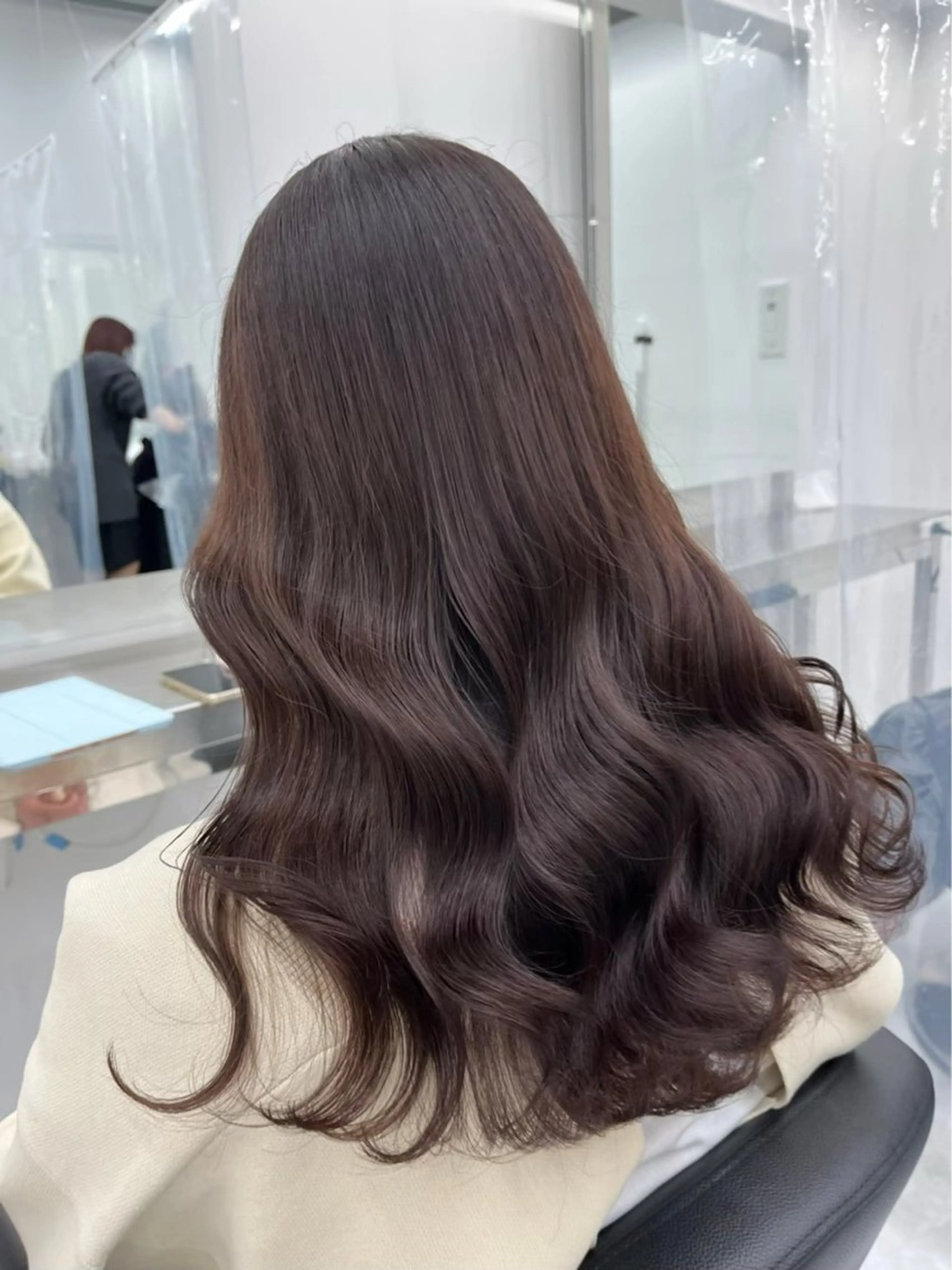 ロング カラー BABY 艶髪暗髪ヘア💖達人のヘアスタイル